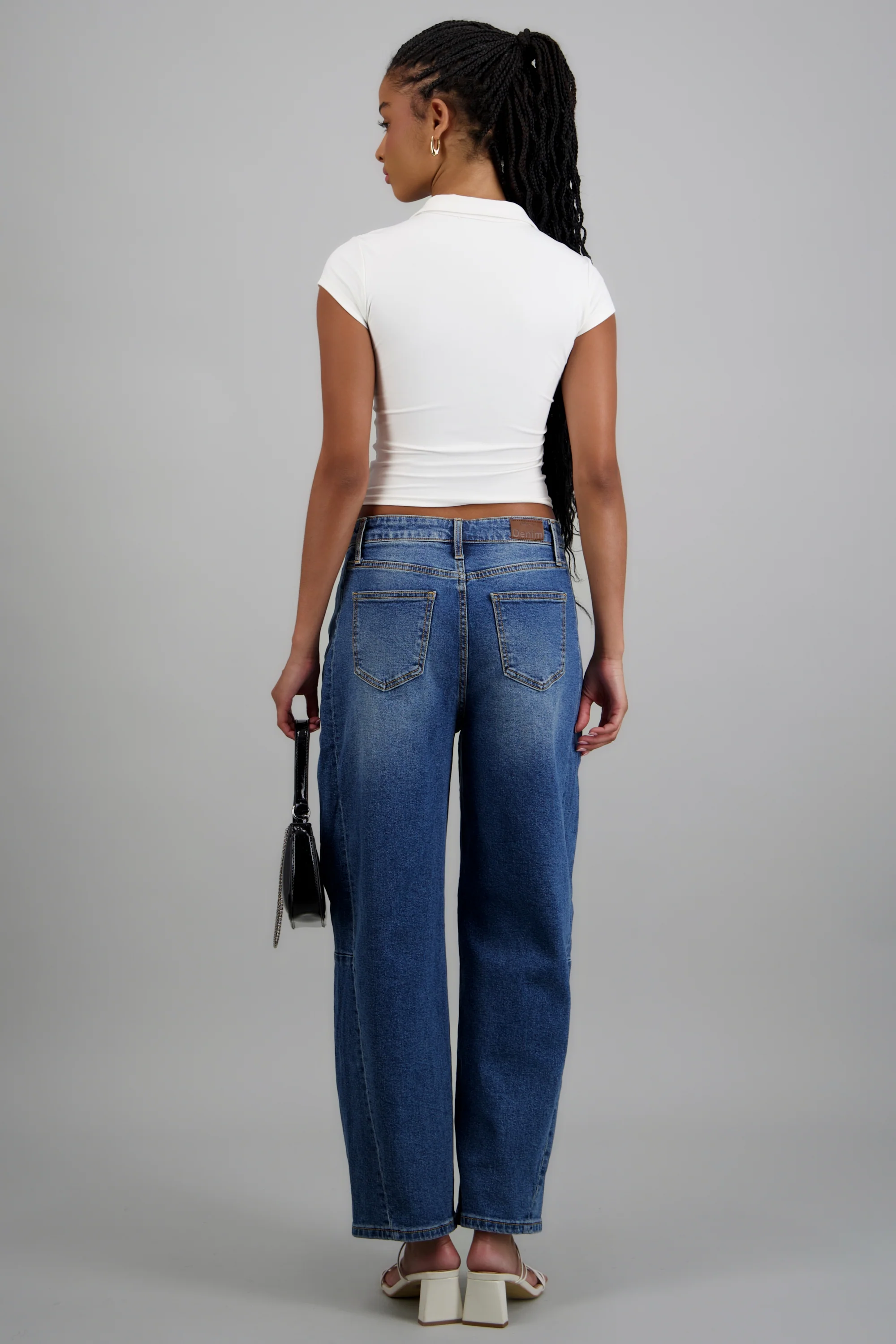 Jeans barrel costuras - Image 5