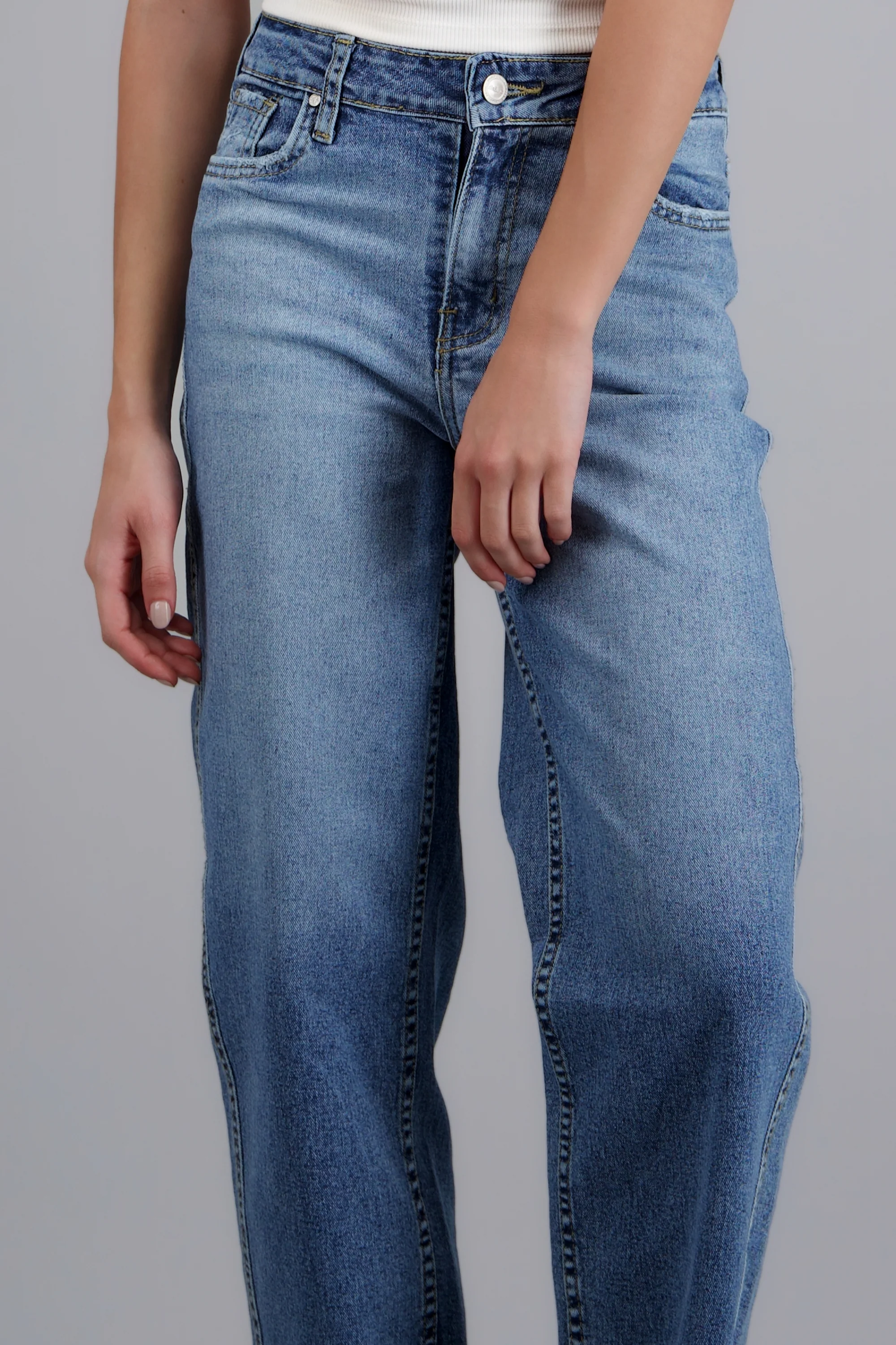 Jeans barrel mid rise - Image 5
