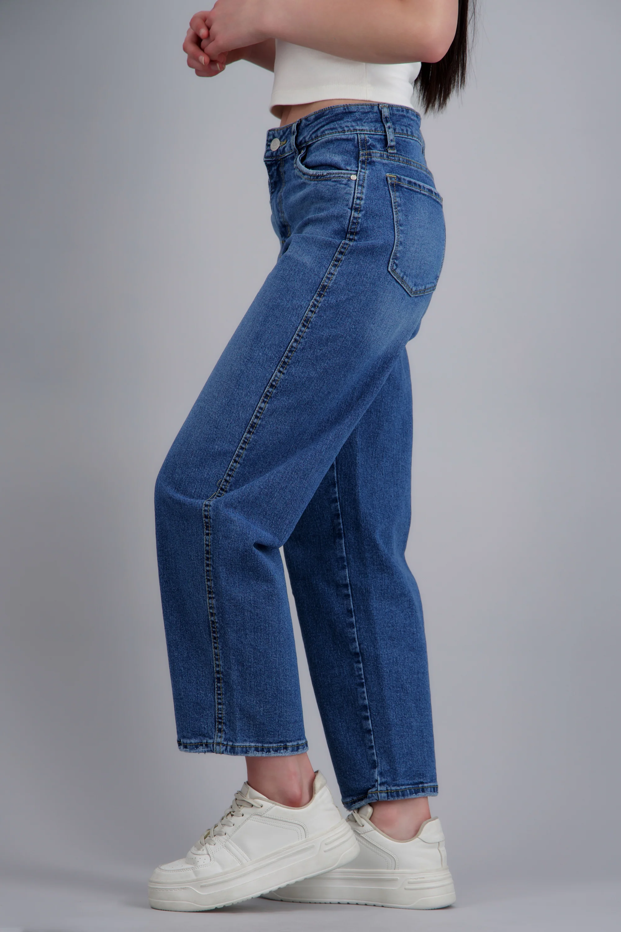 Jeans barrel mid rise - Image 3