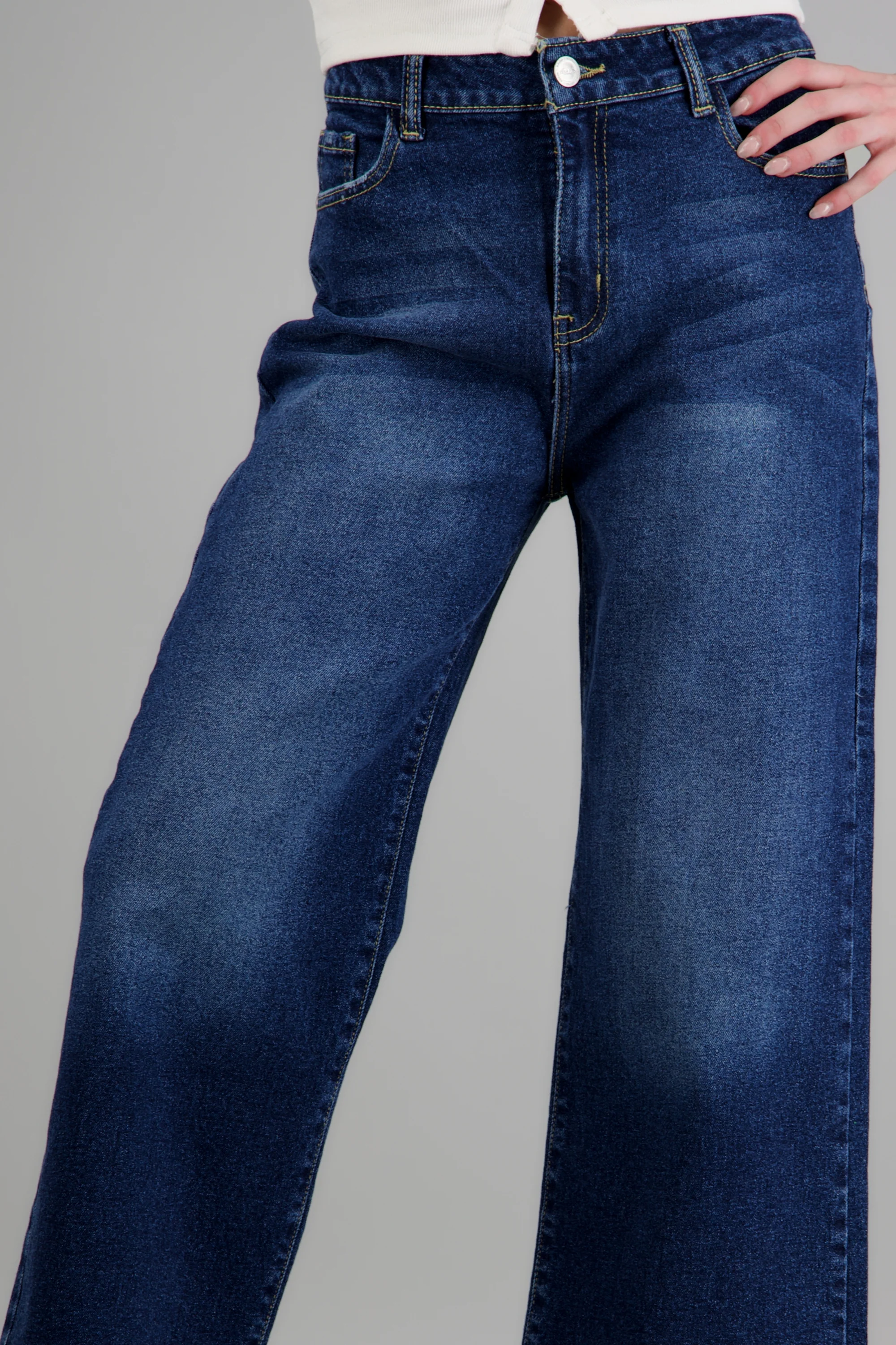 Jeans cropped mid rise - Image 5