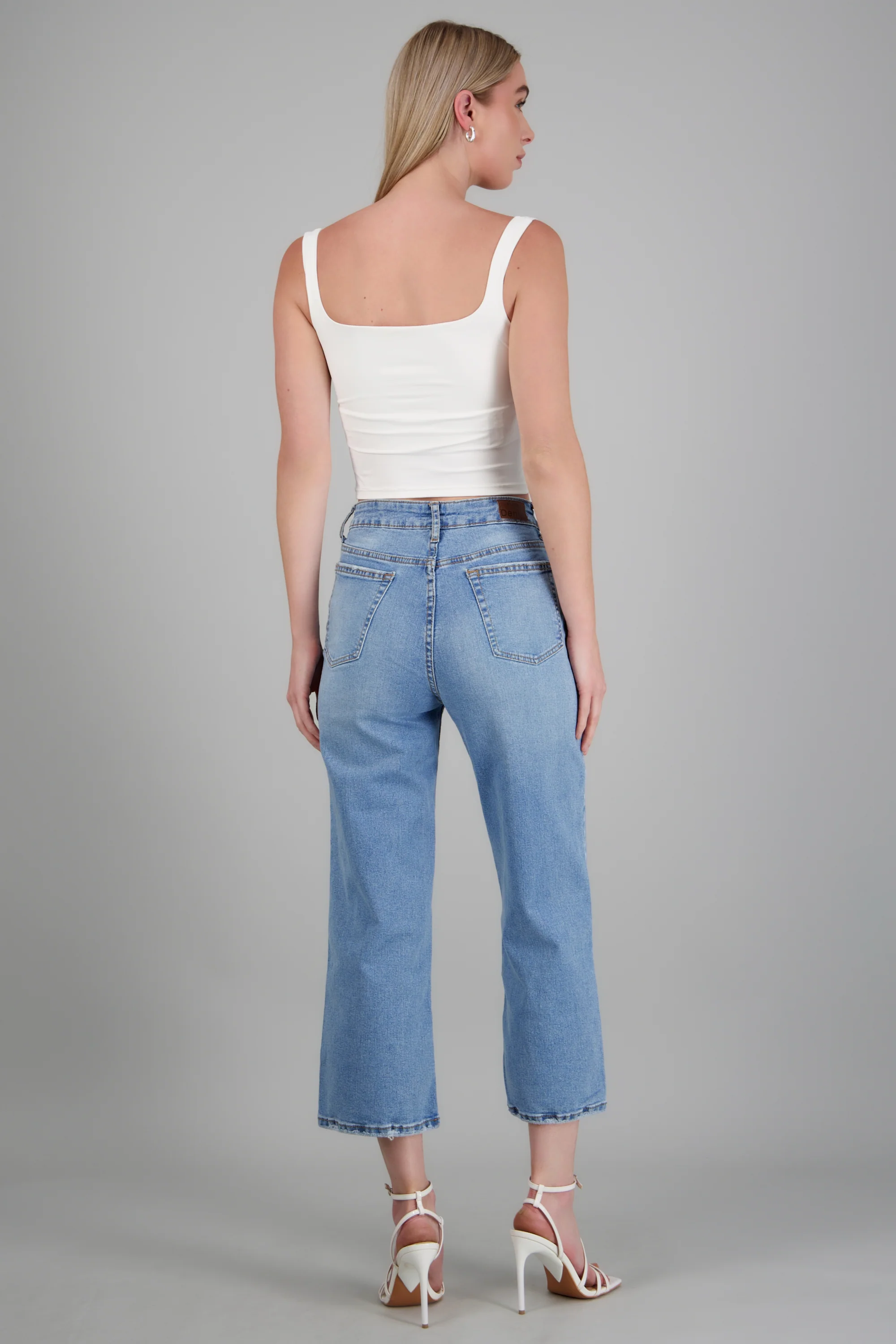 Jeans cropped mid rise - Image 4