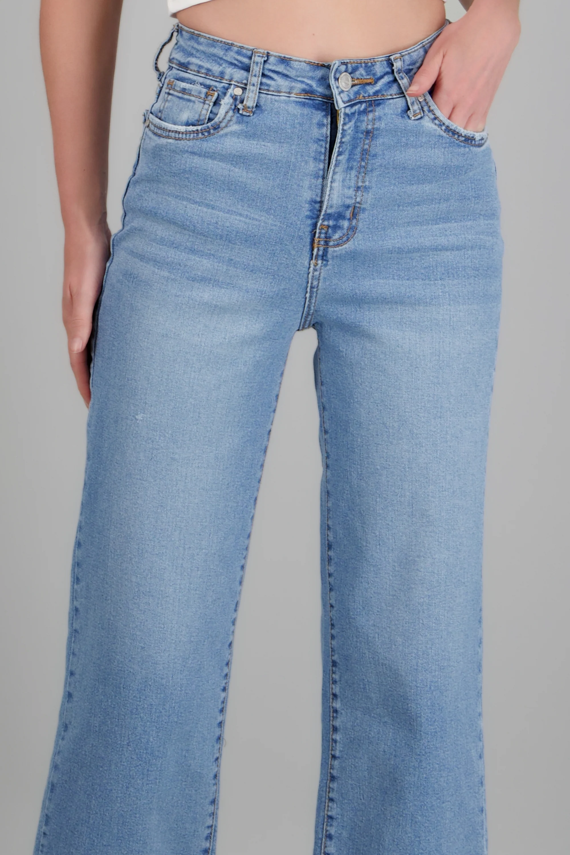 Jeans cropped mid rise - Image 5