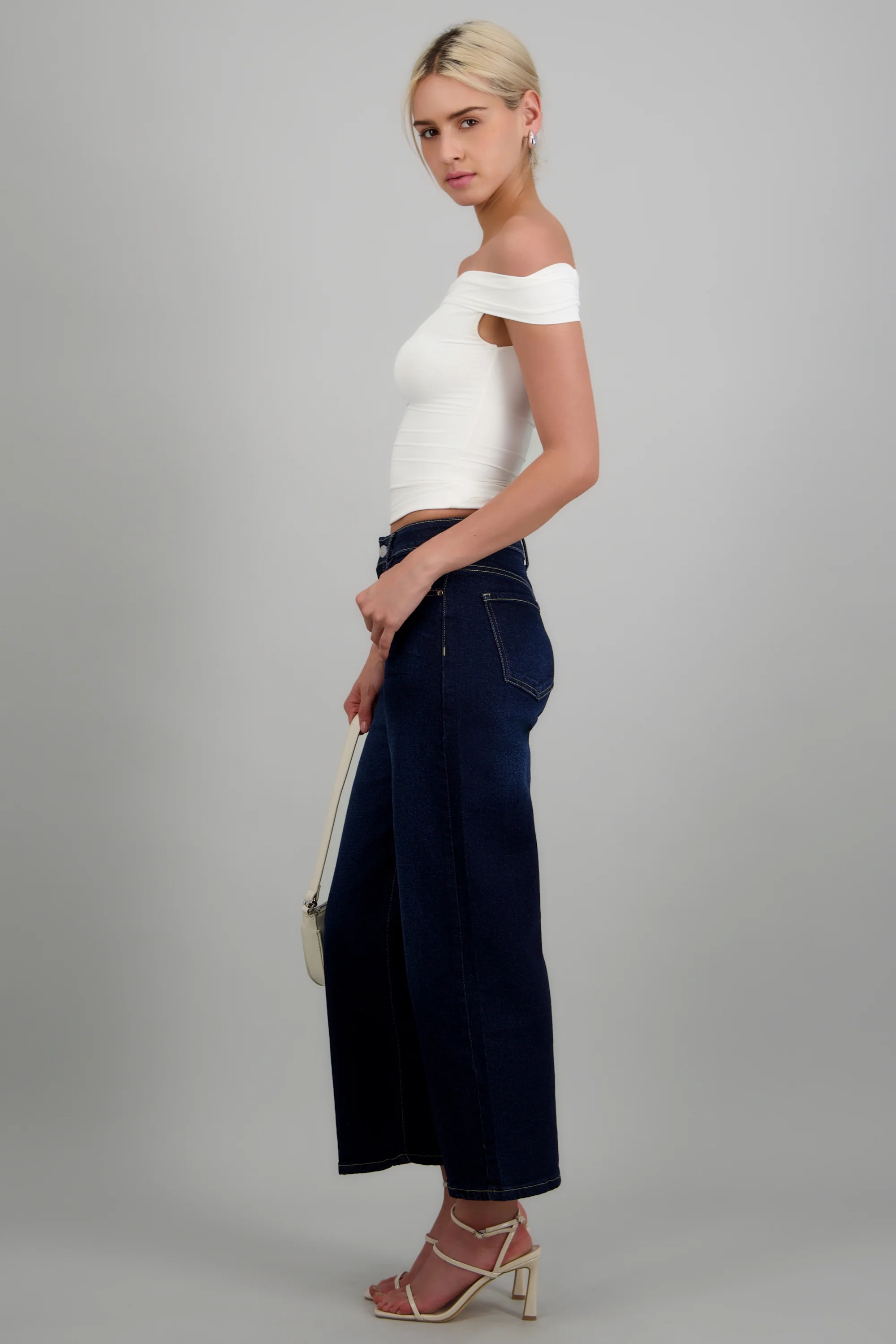 Jeans cropped mid rise - Image 3