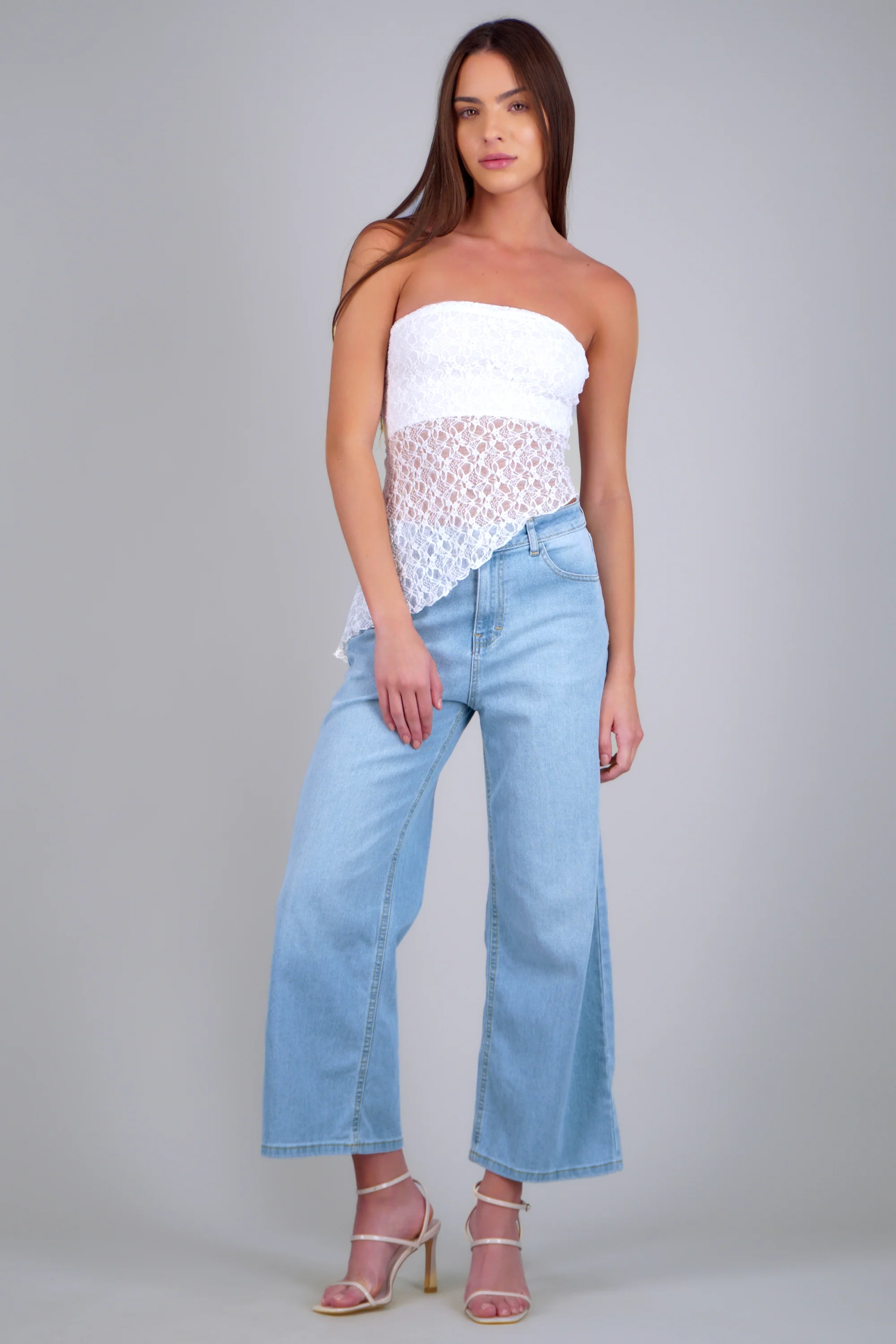Jeans cropped amplios - Image 2