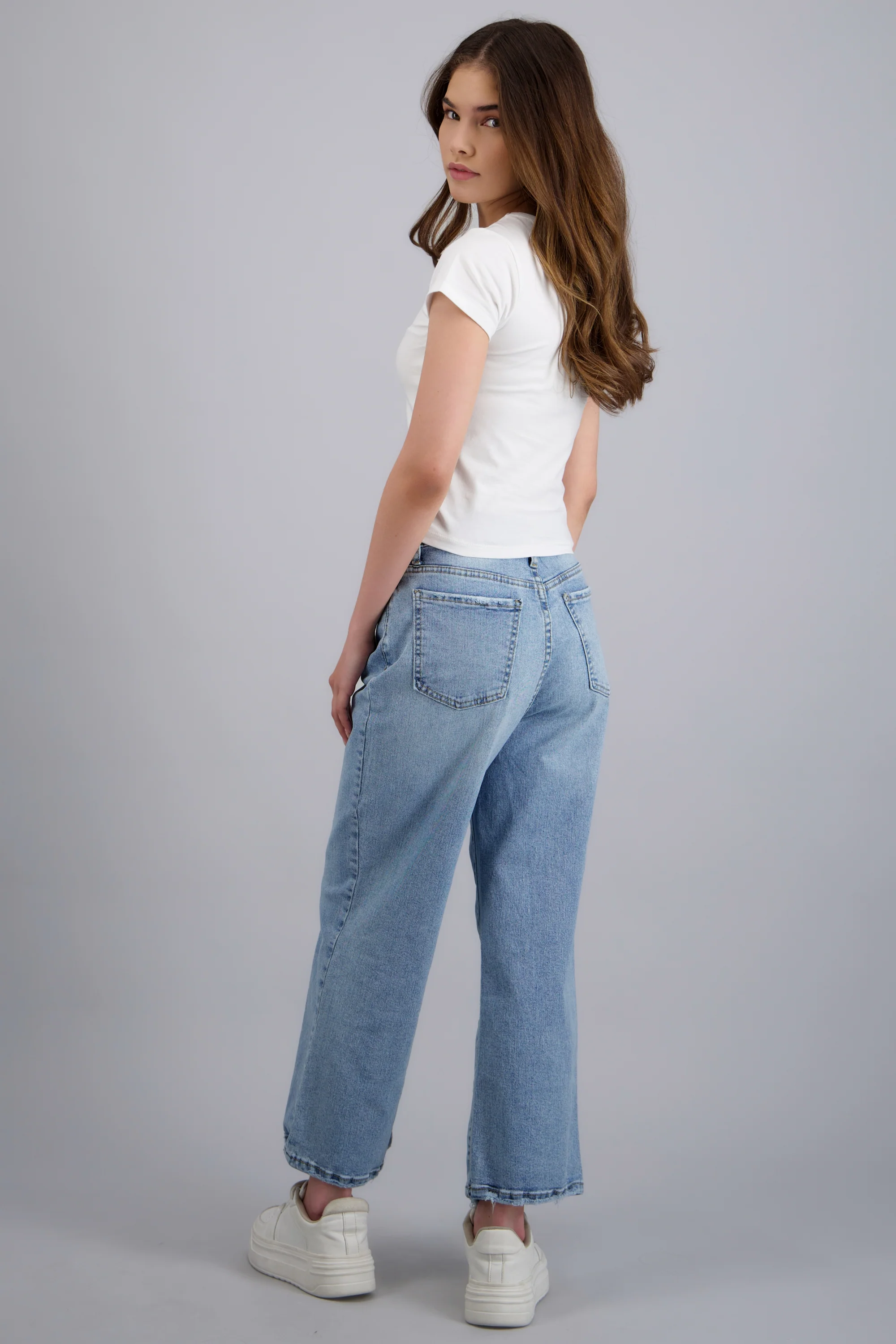 Jeans cropped mid rise - Image 4