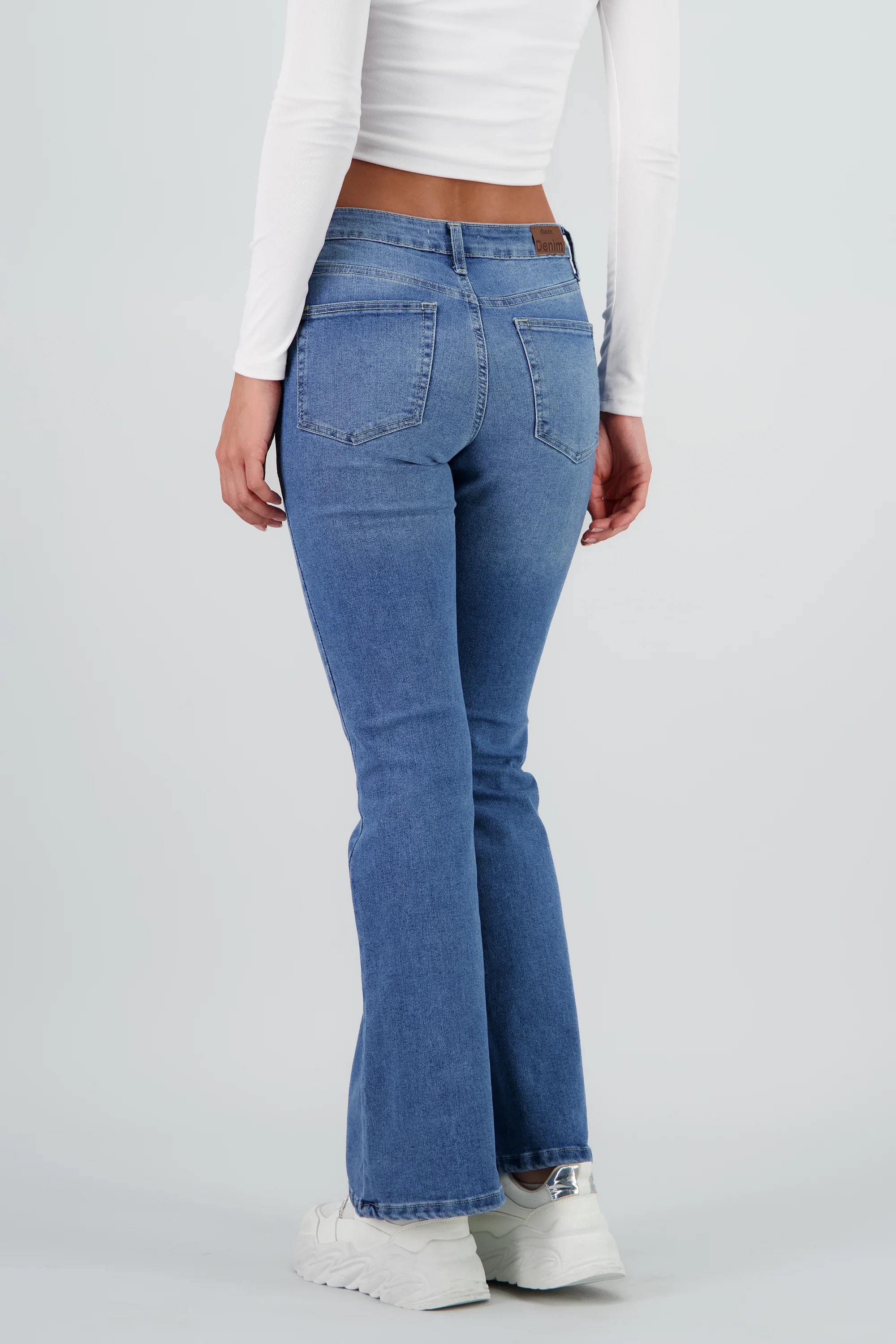 Jeans flare crop - Image 4