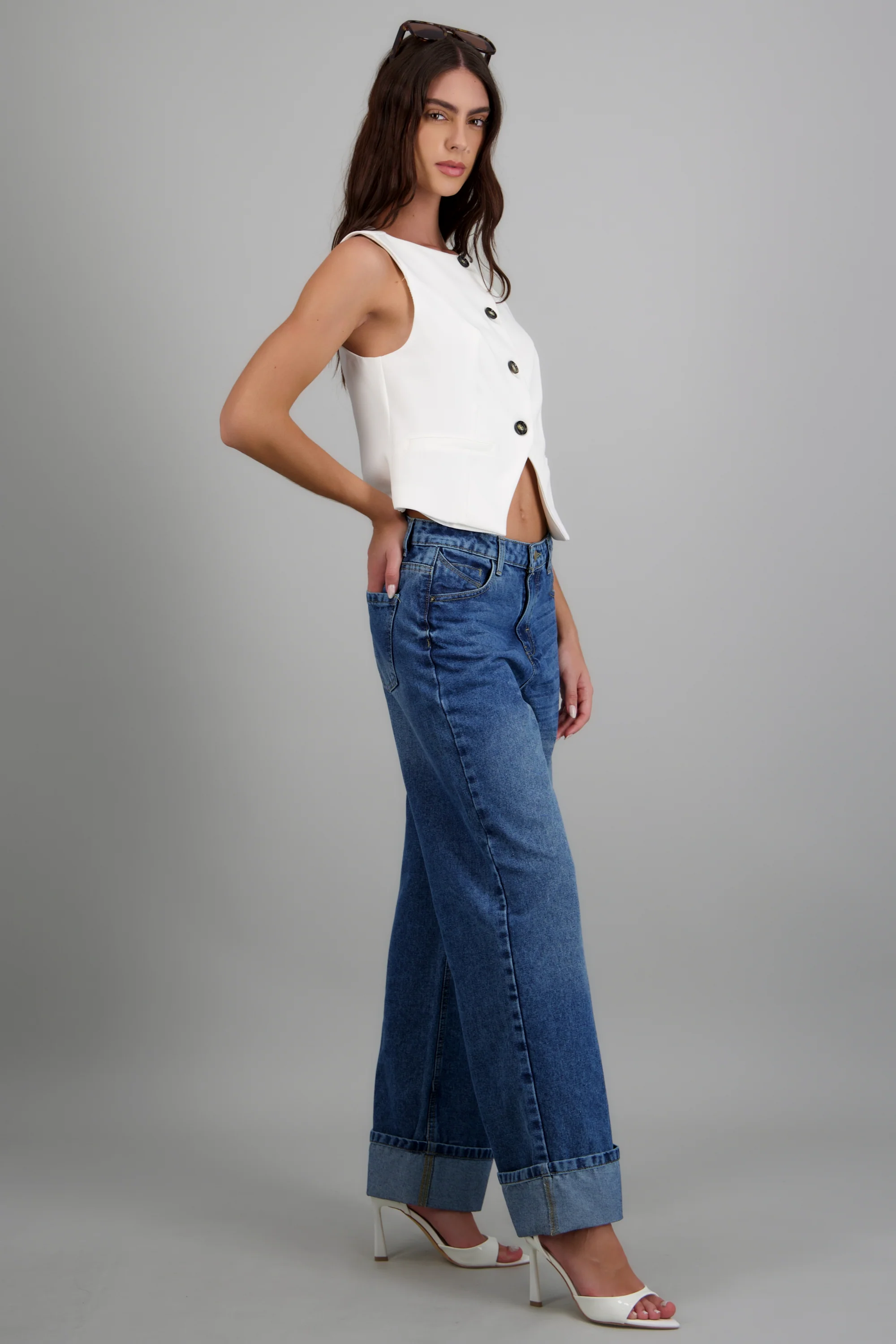 jeans straight dobladillo - Image 2