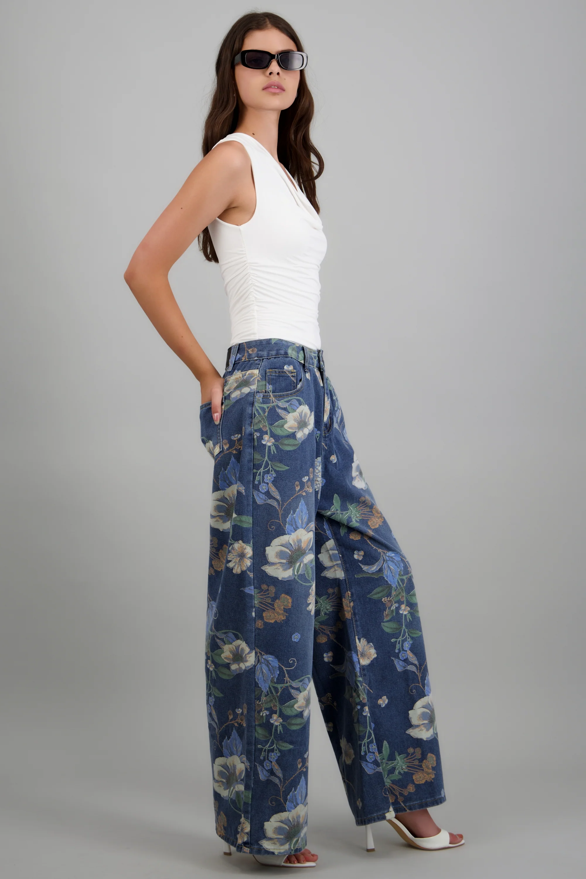 Jeans straight flores - Image 4