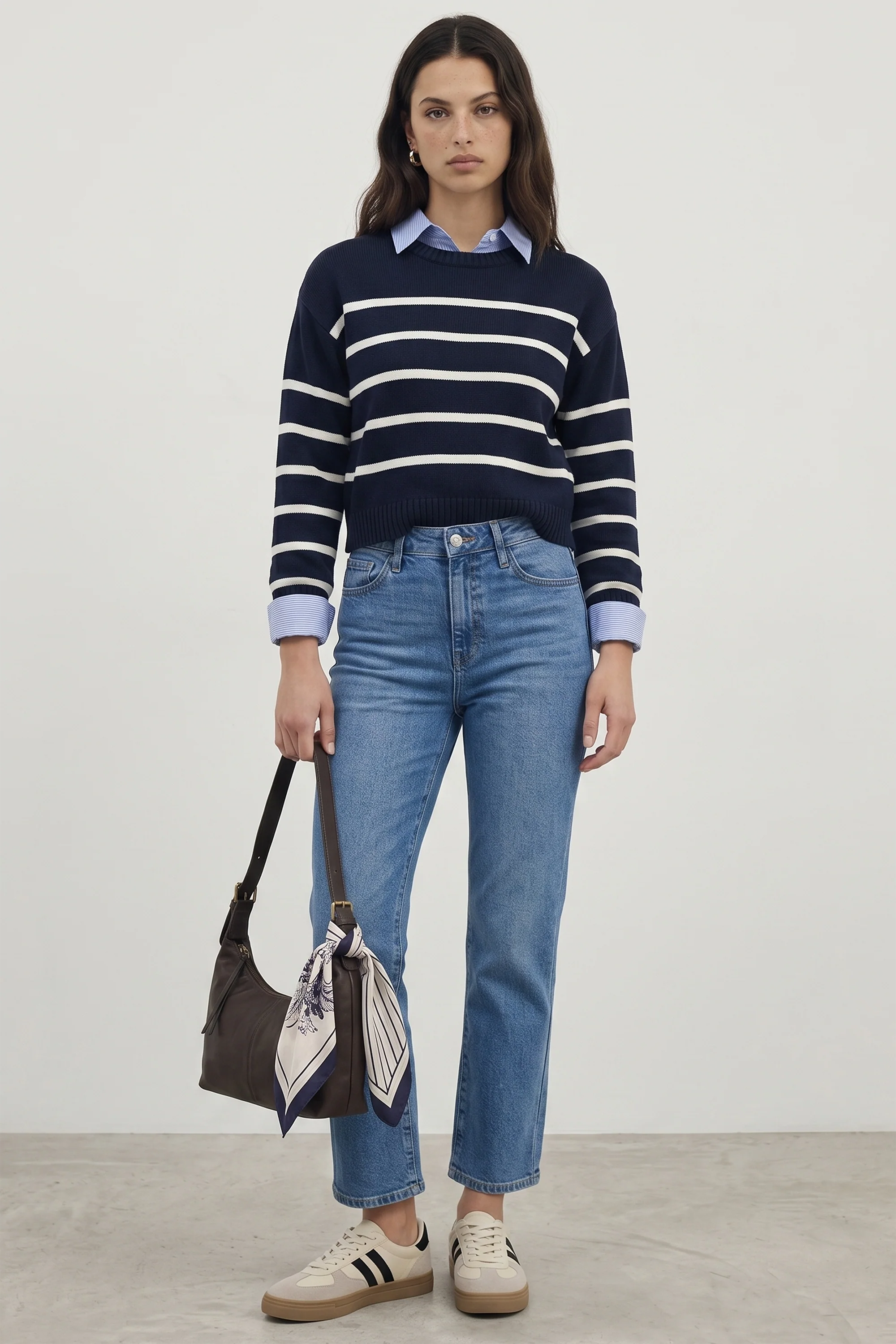 JEANS STRAIGHT MID RISE