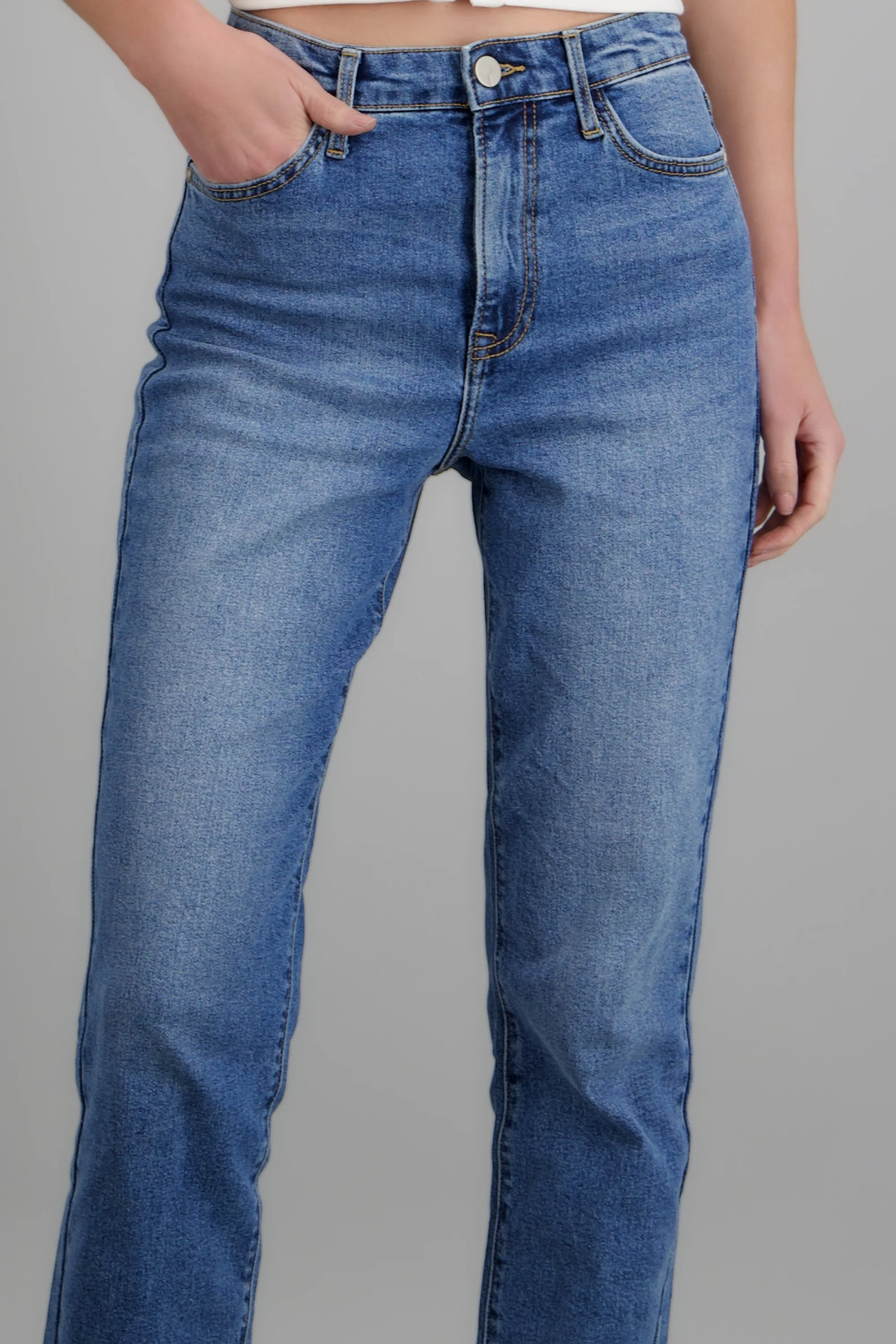 JEANS STRAIGHT MID RISE - Image 5