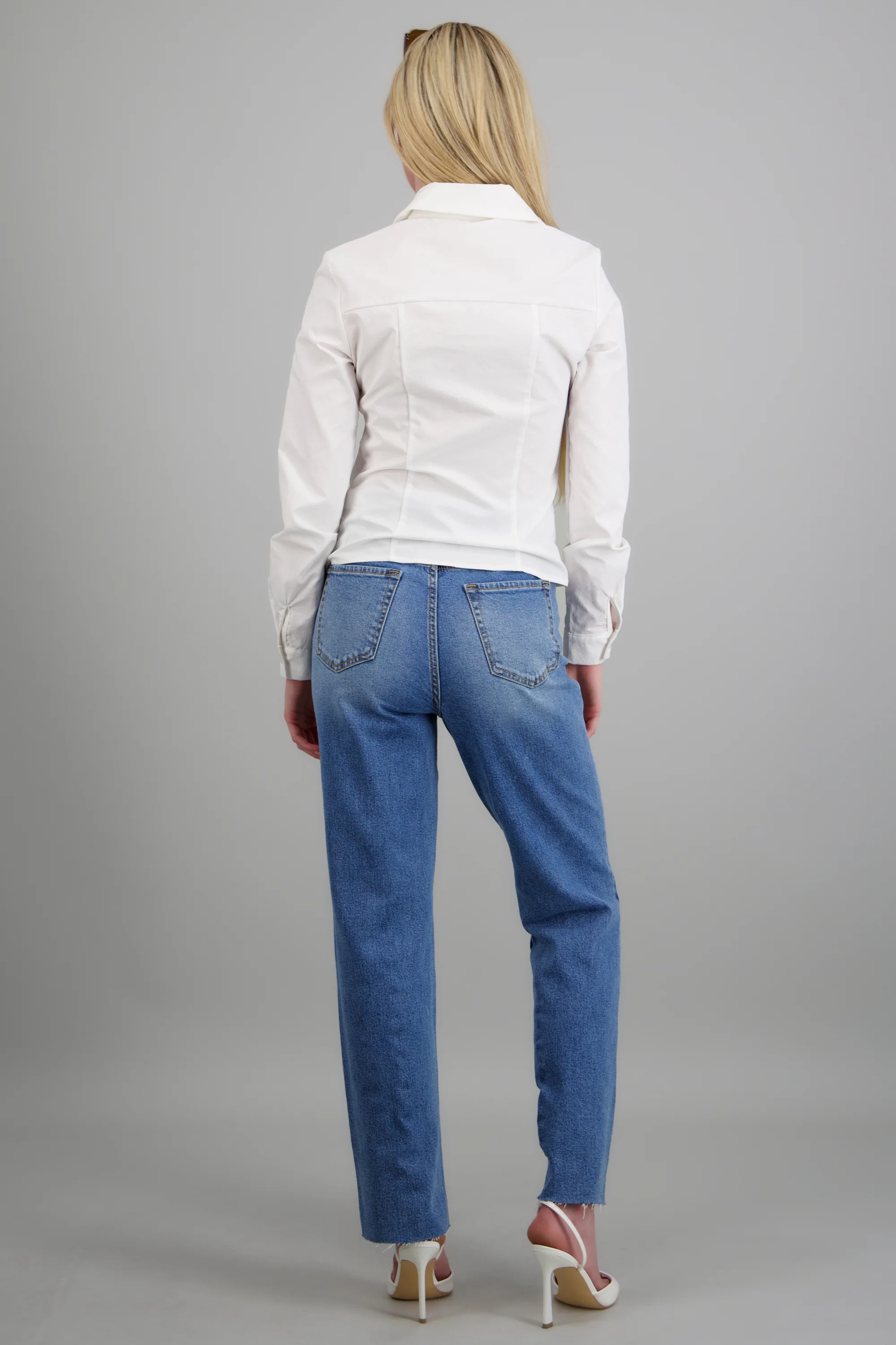 JEANS STRAIGHT AL CORTE - Image 3