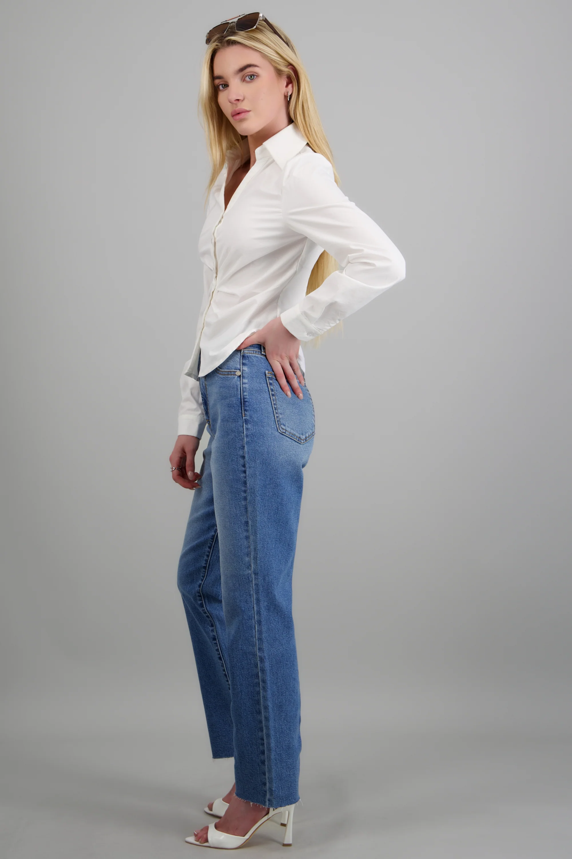 JEANS STRAIGHT AL CORTE - Image 4
