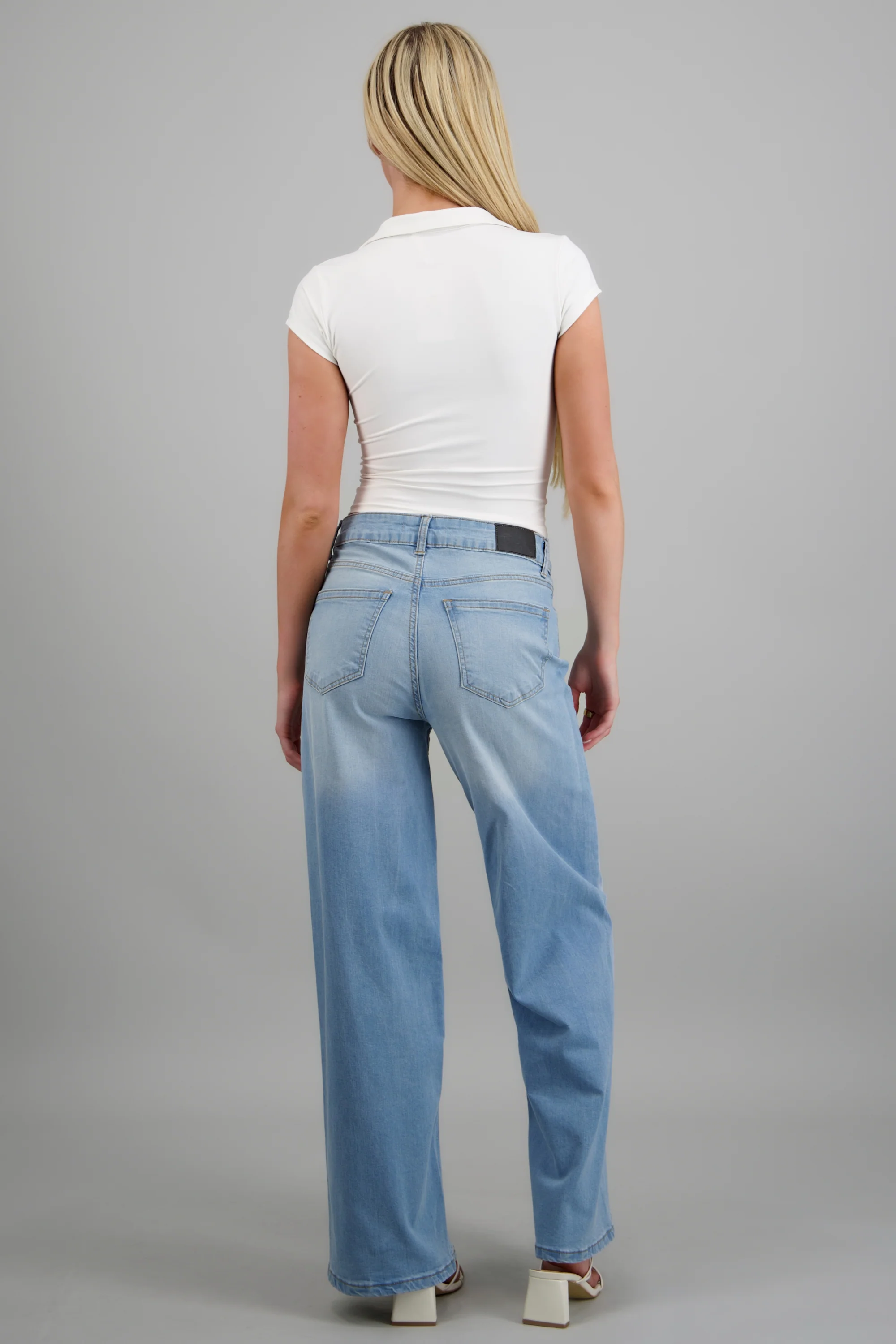 Jeans wide leg basico - Image 4