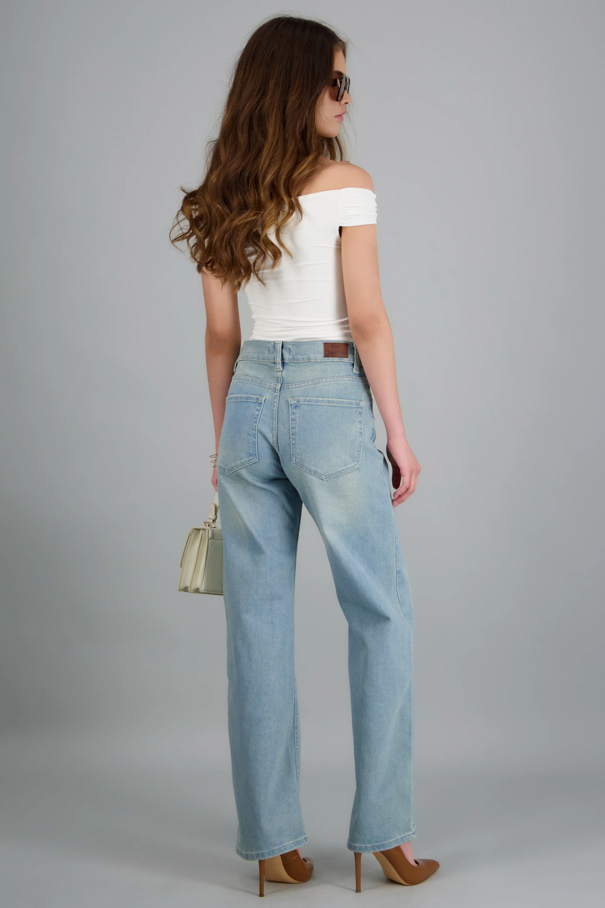 Jeans wide leg básico - Image 4
