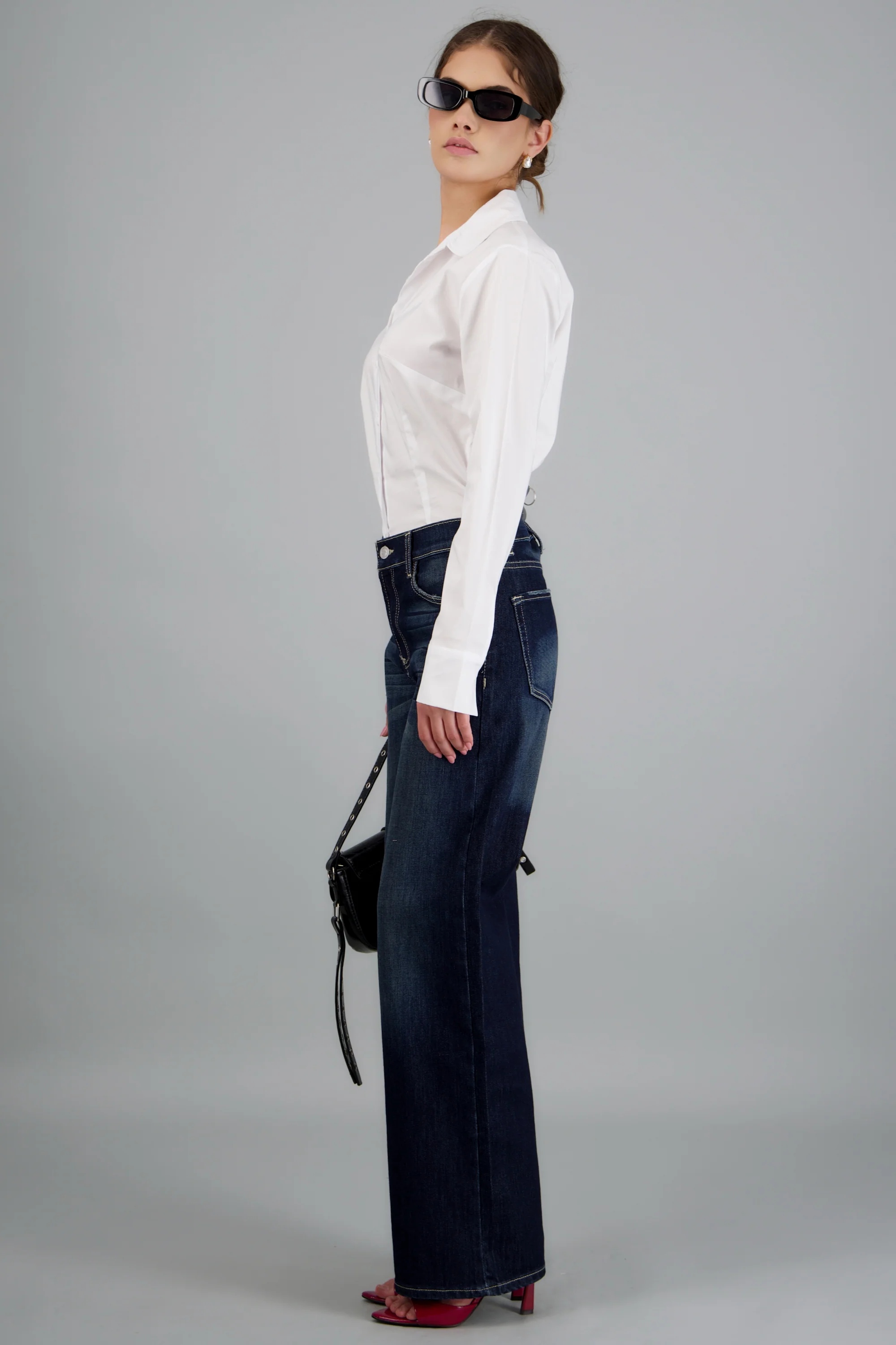 Jeans wide leg básico - Image 3