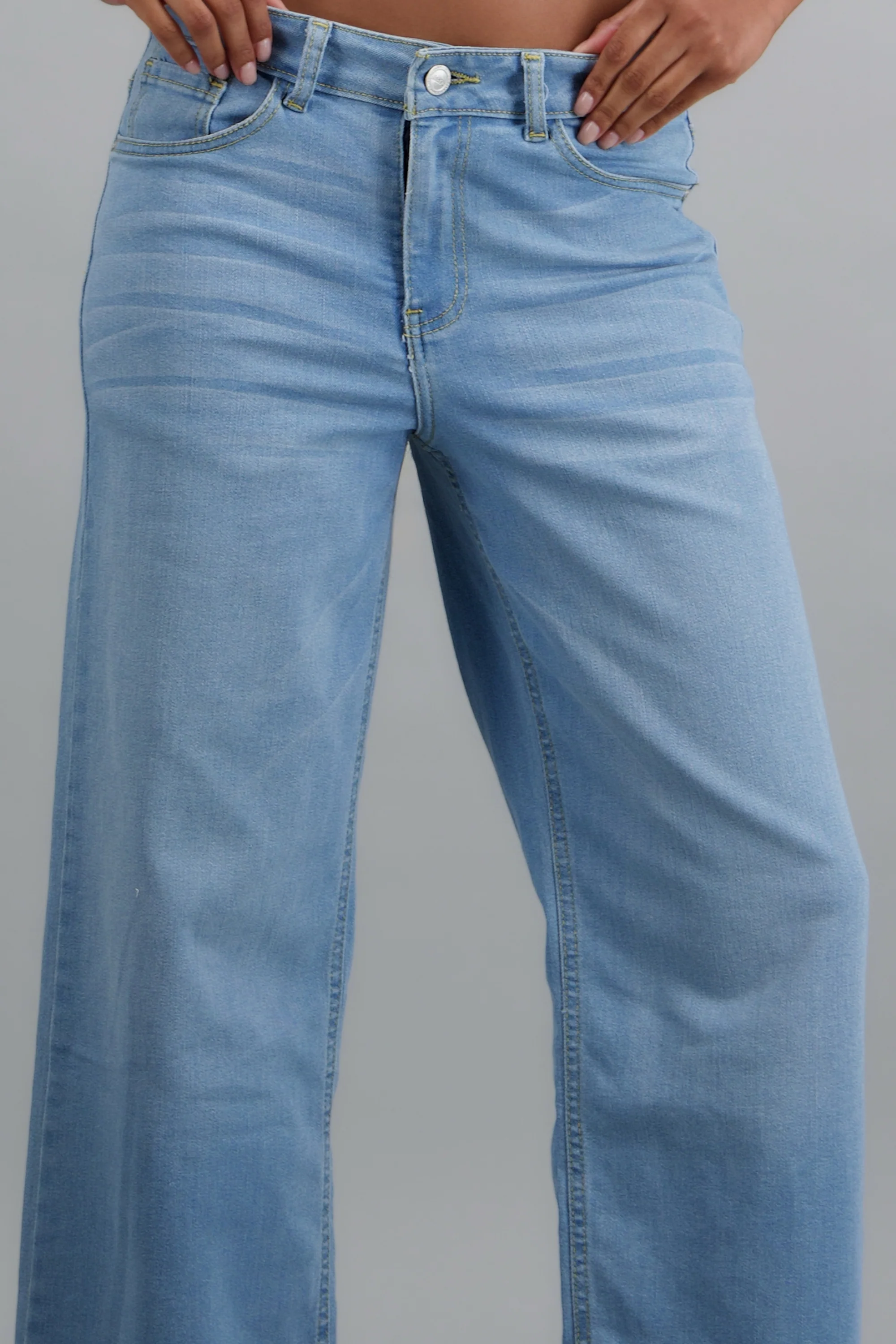 Jeans wide leg básicos - Image 2
