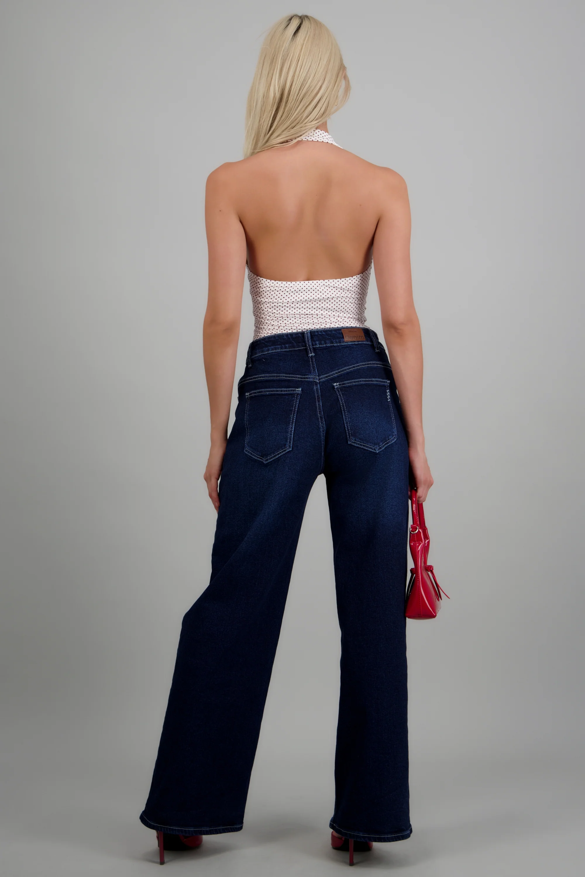 Jeans wide leg costuras - Image 4