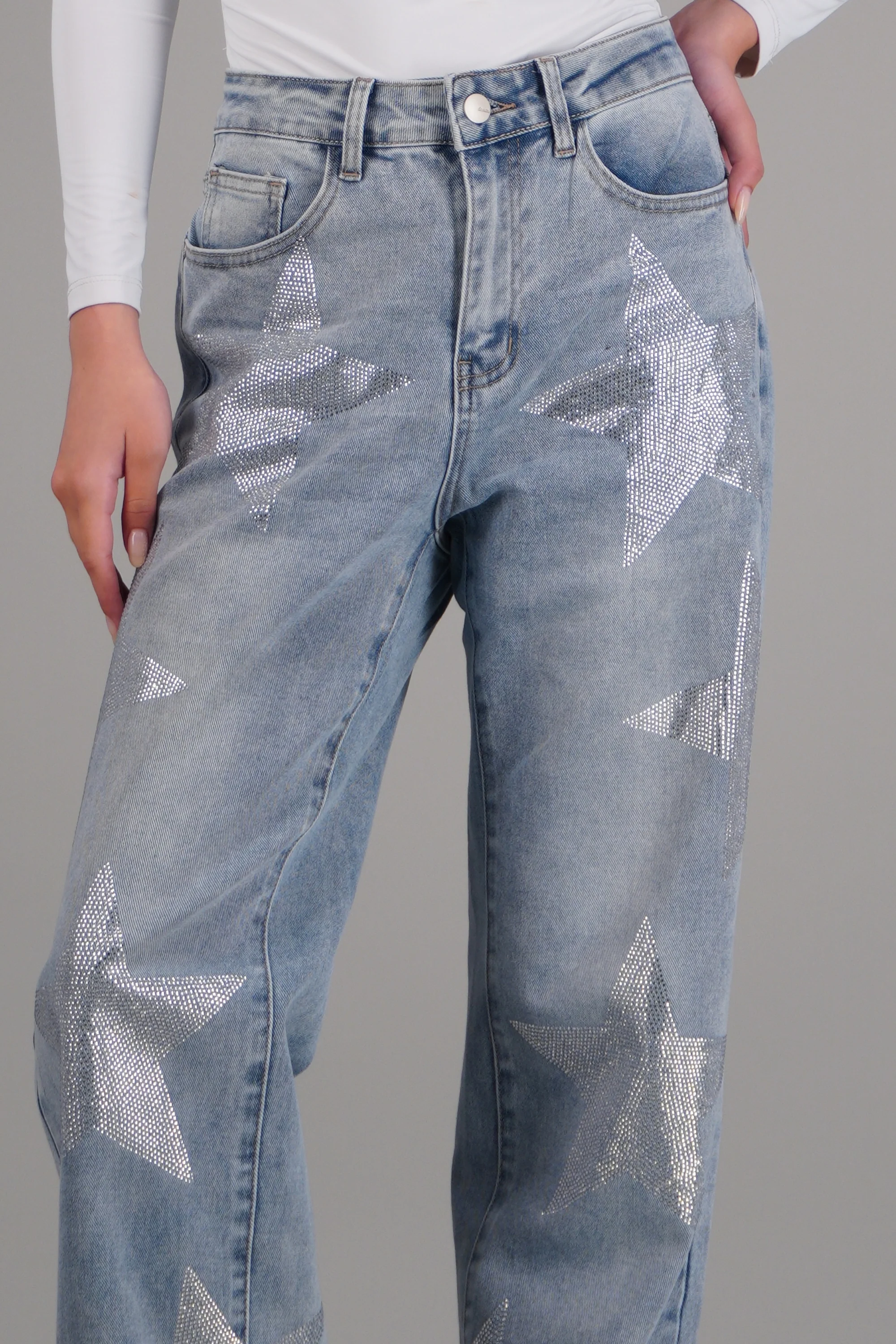 Jeans wide leg estrellas - Image 5