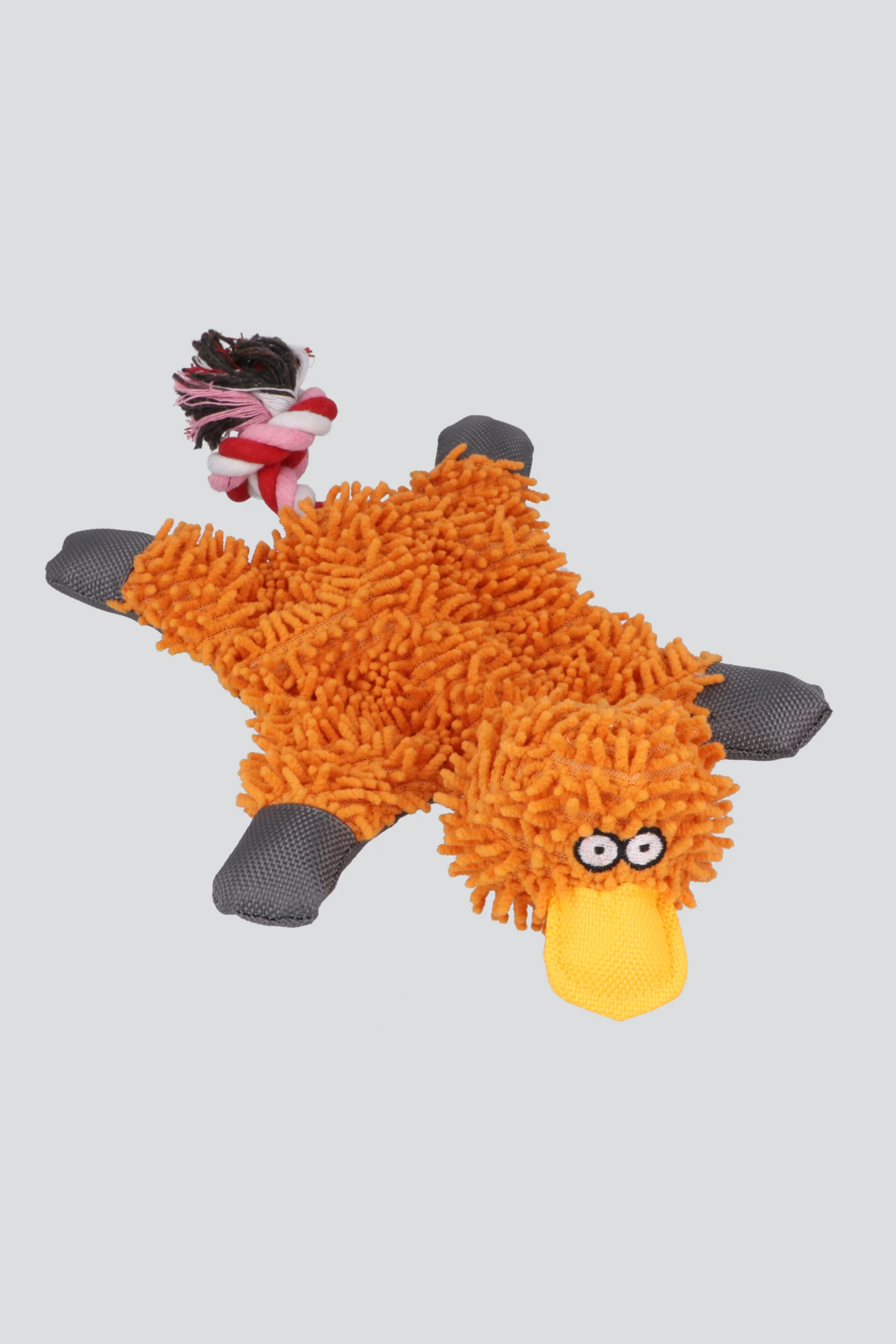 Juguete mascota pato aplastado