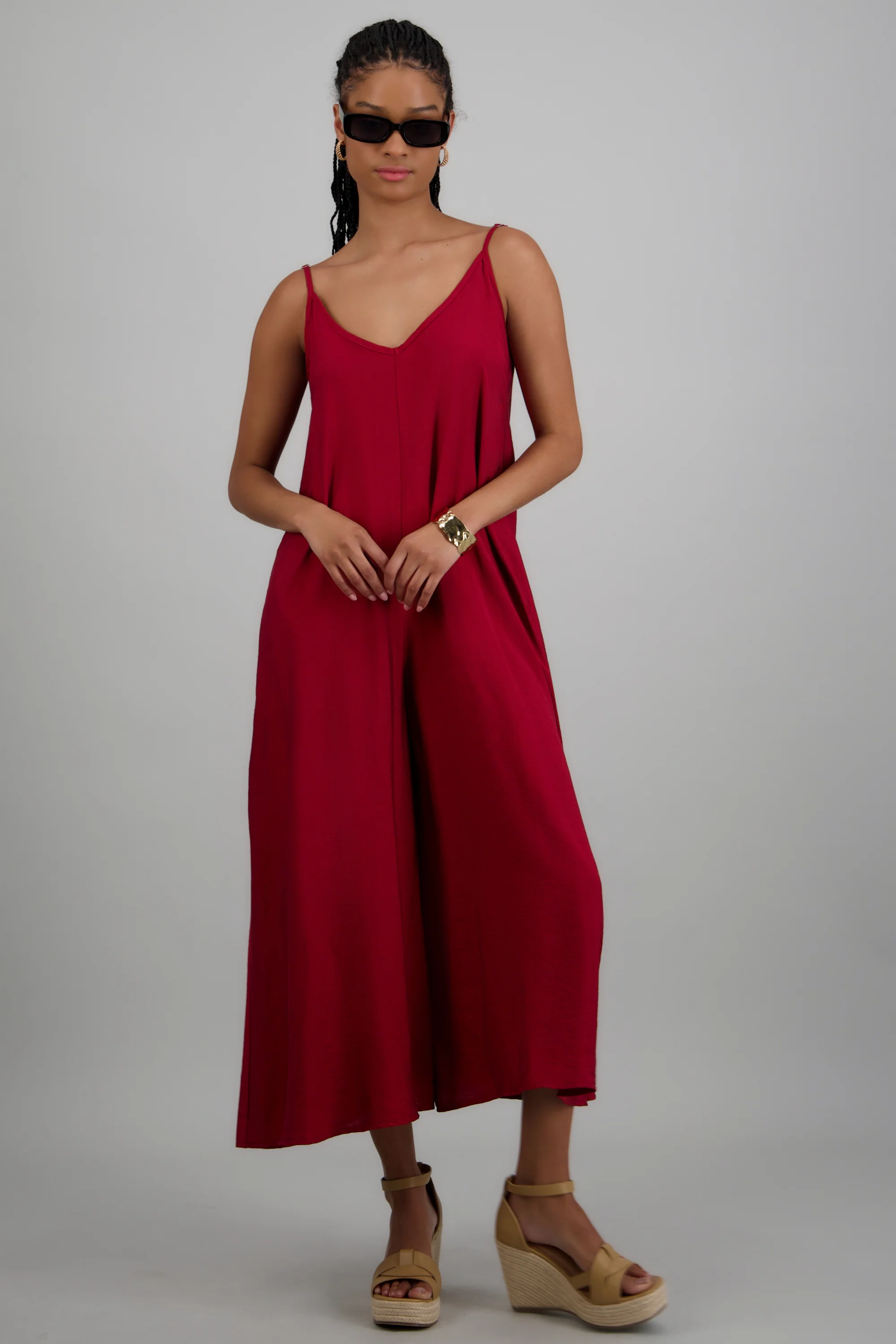 Jumpsuit fluido con bolsas - Image 3