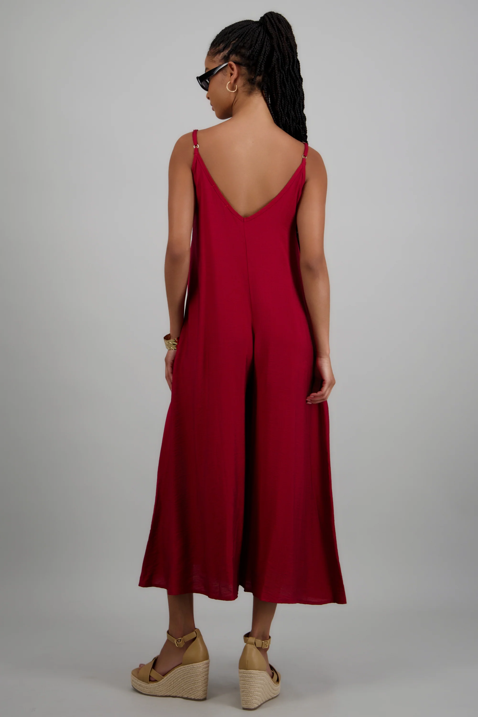 Jumpsuit fluido con bolsas - Image 4