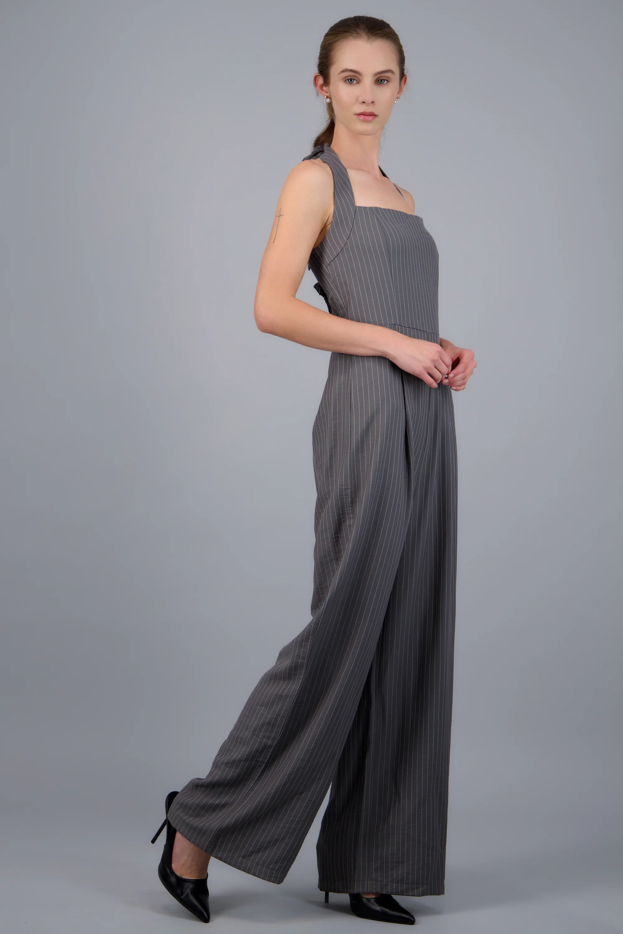 Jumpsuit halter de rayas - Image 2