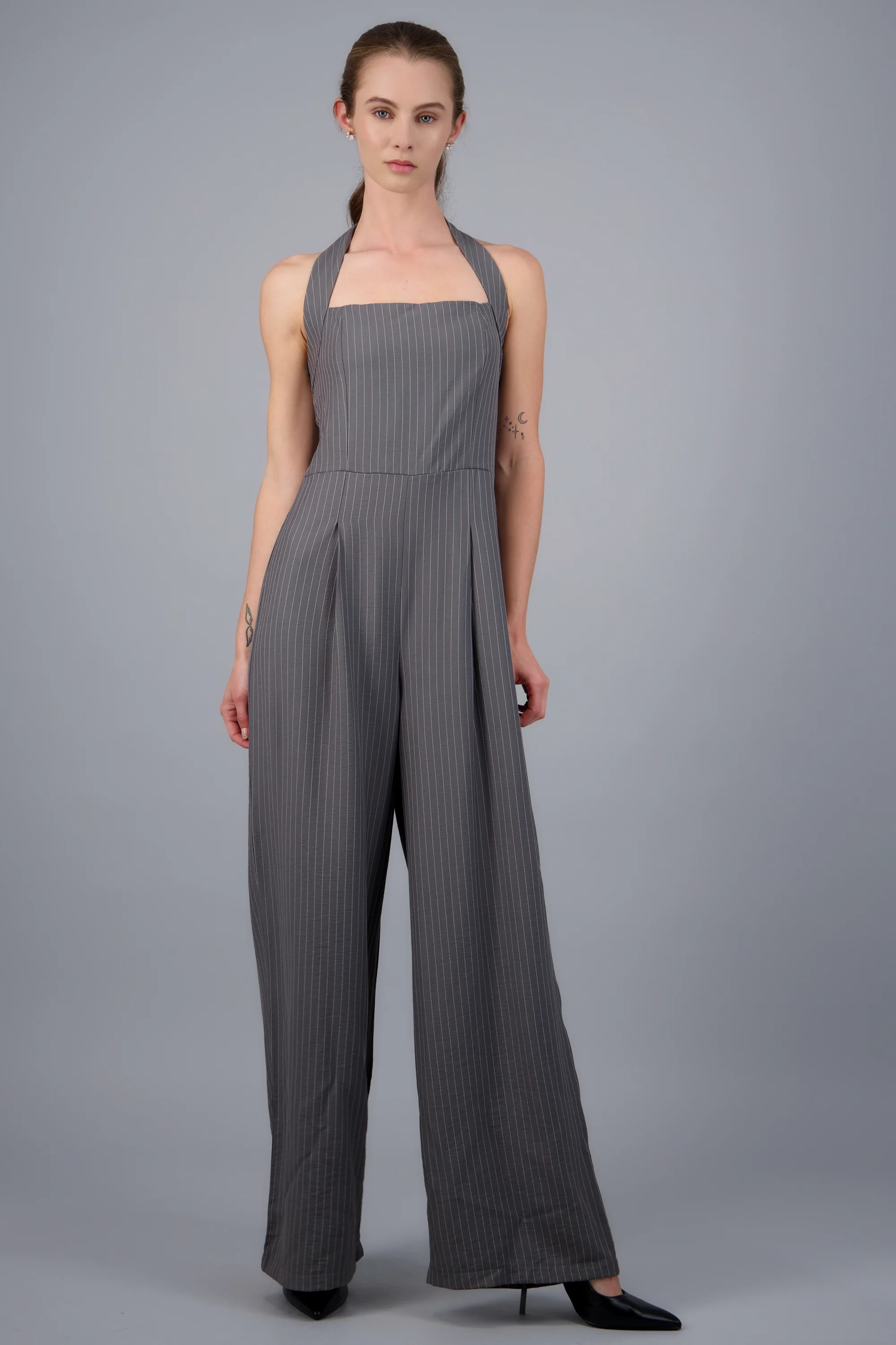 Jumpsuit halter de rayas - Image 3