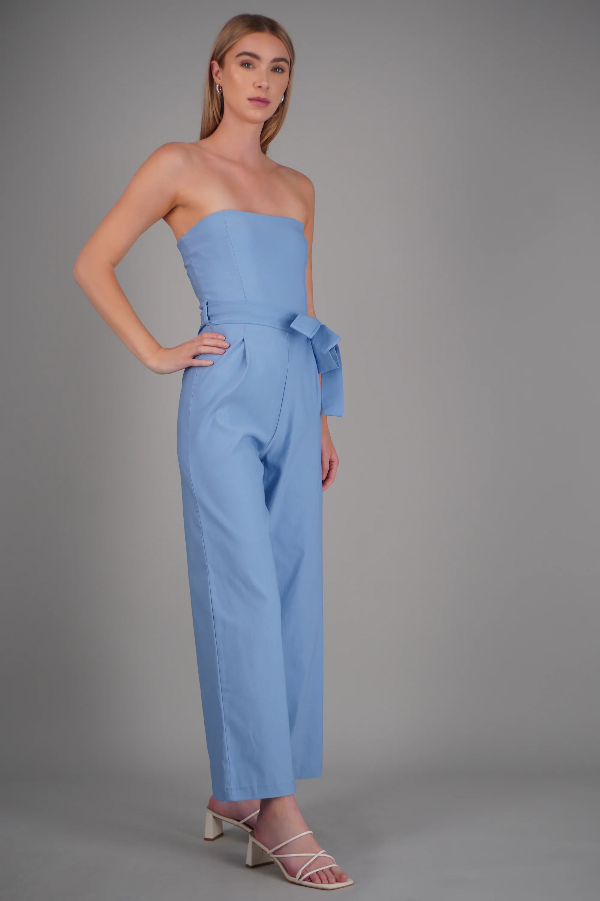 Jumpsuit strapless con cinto - Image 2