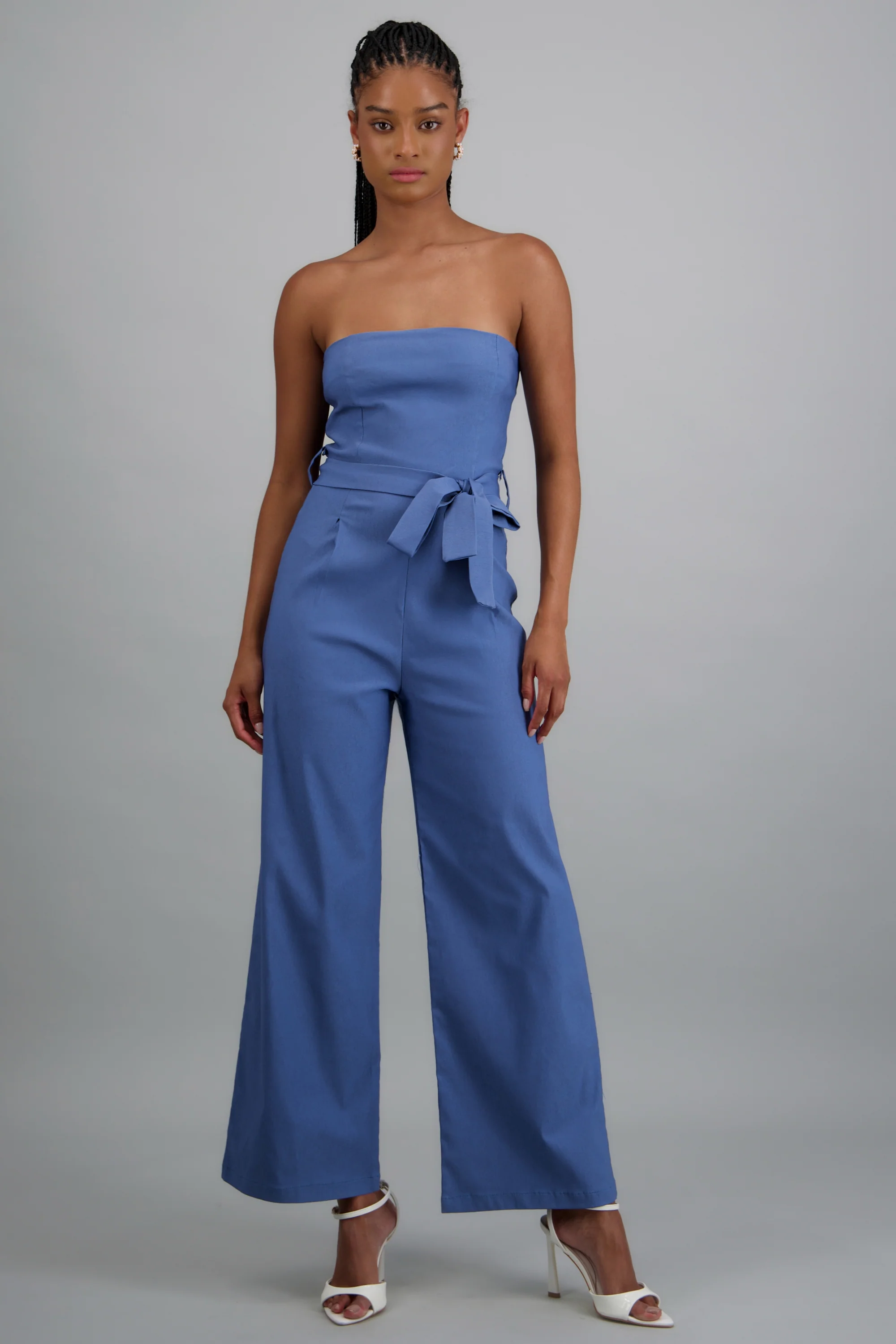 Jumpsuit strapless con cinto - Image 3