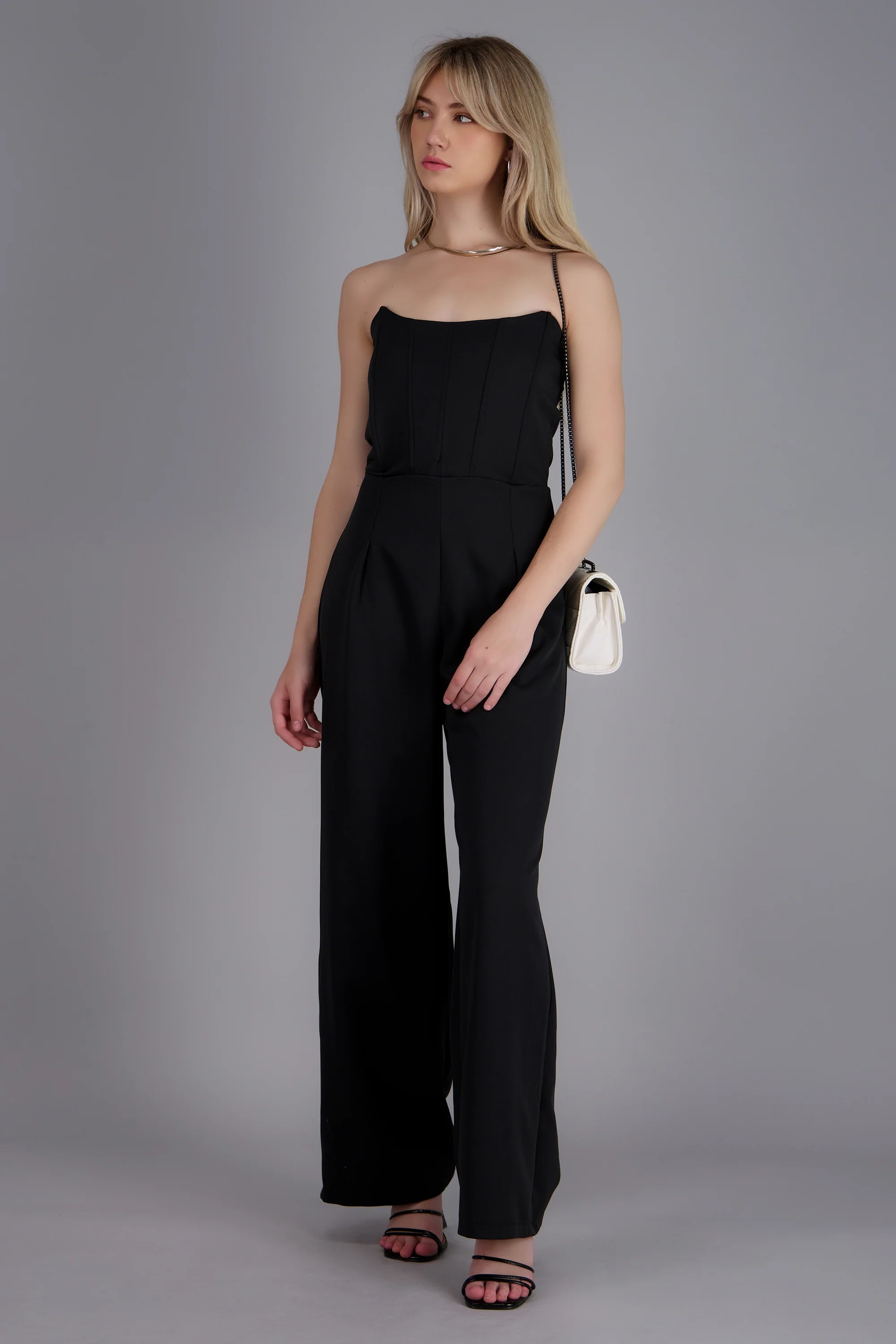 Jumpsuit strapless con varillas - Image 2