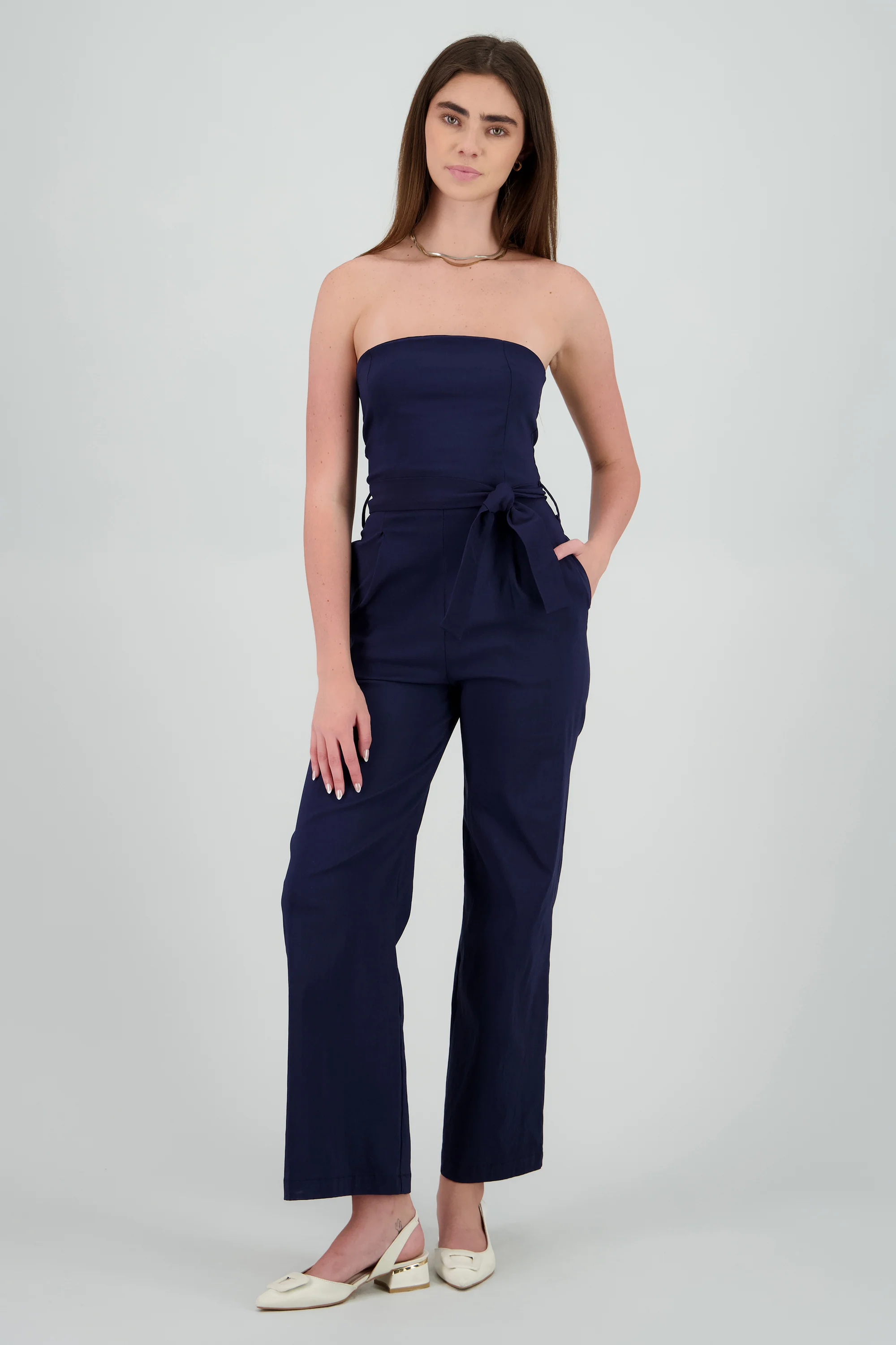 JUMPSUIT STRAPLESS DET CINTURON - Image 2