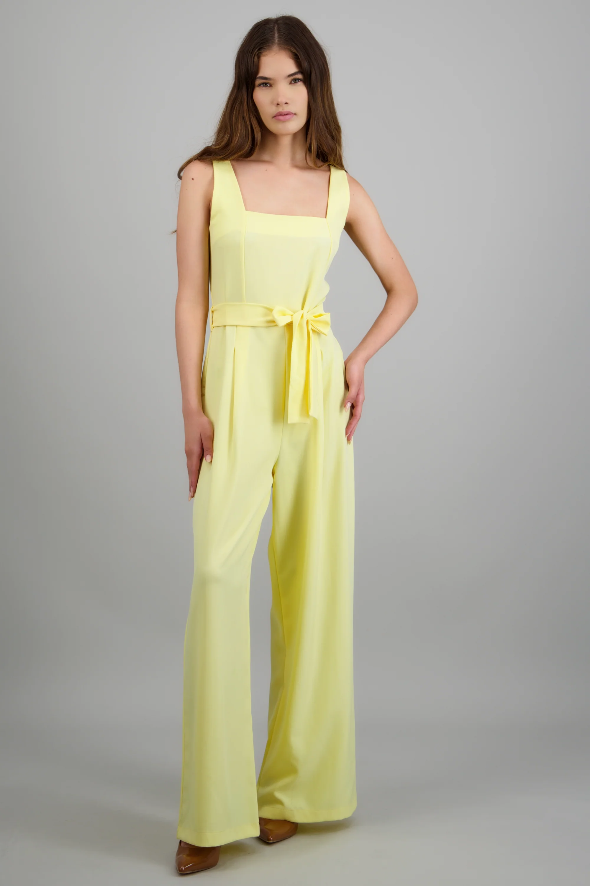 Jumpsuit tirantes detalle cinturon - Image 3