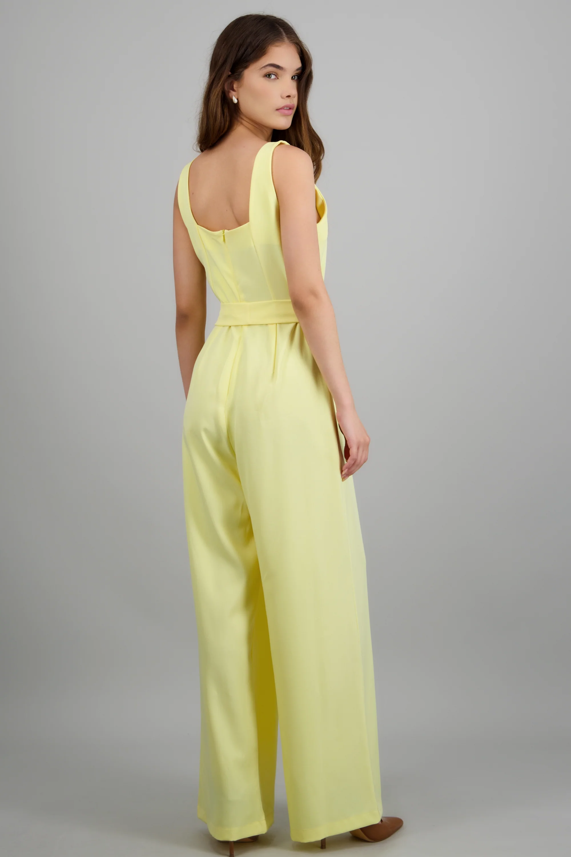 Jumpsuit tirantes detalle cinturon - Image 4