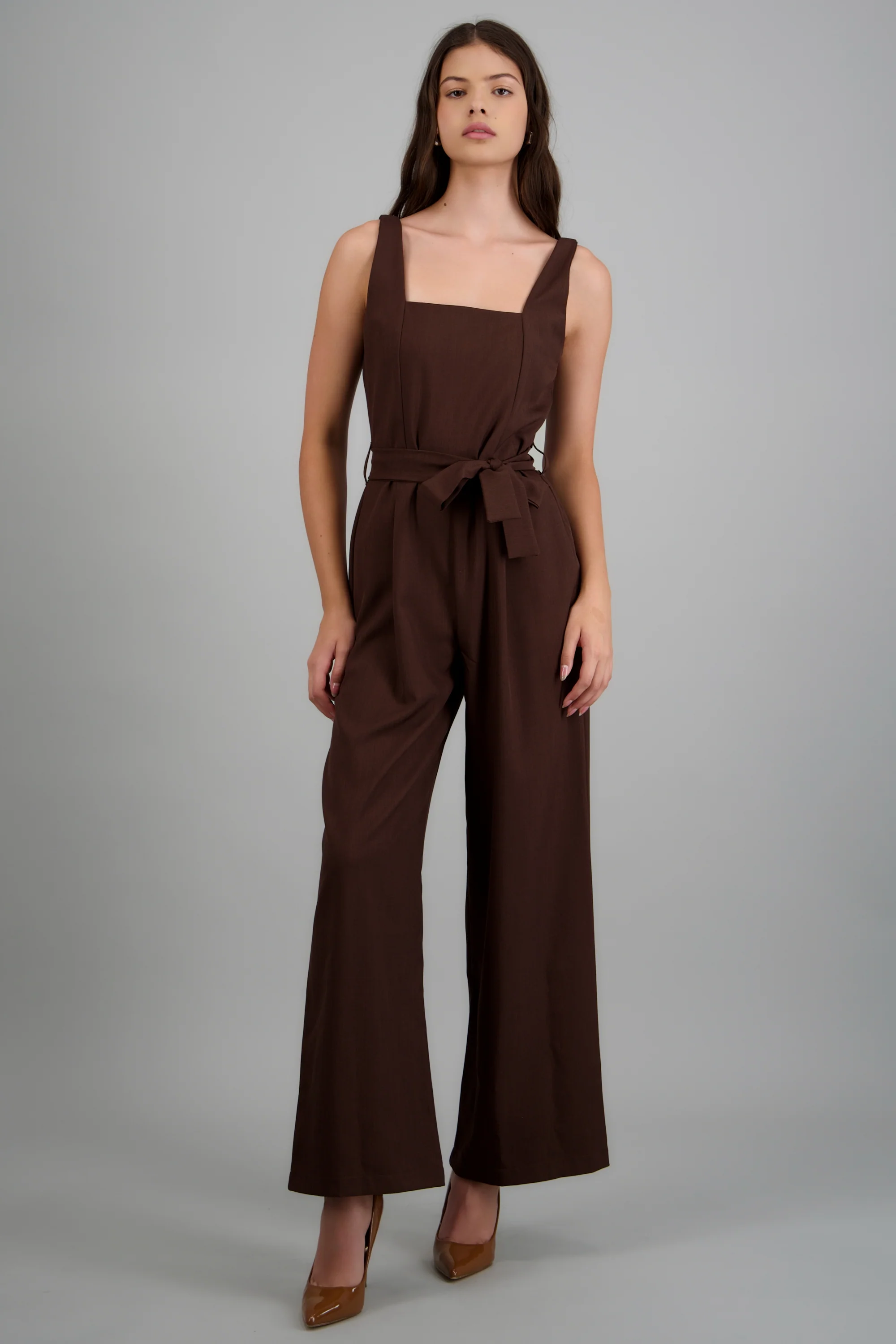 Jumpsuit tirantes detalle cinturon