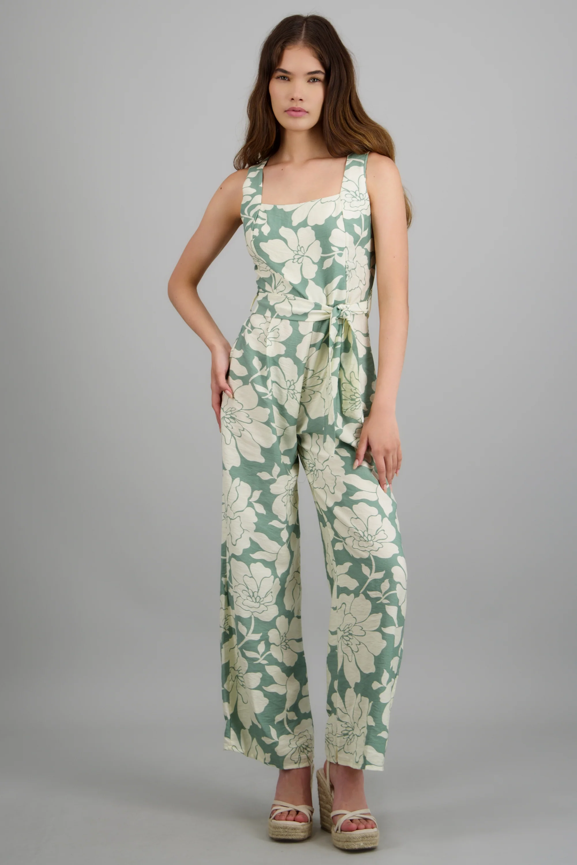 Jumpsuit tirantes estampado flores