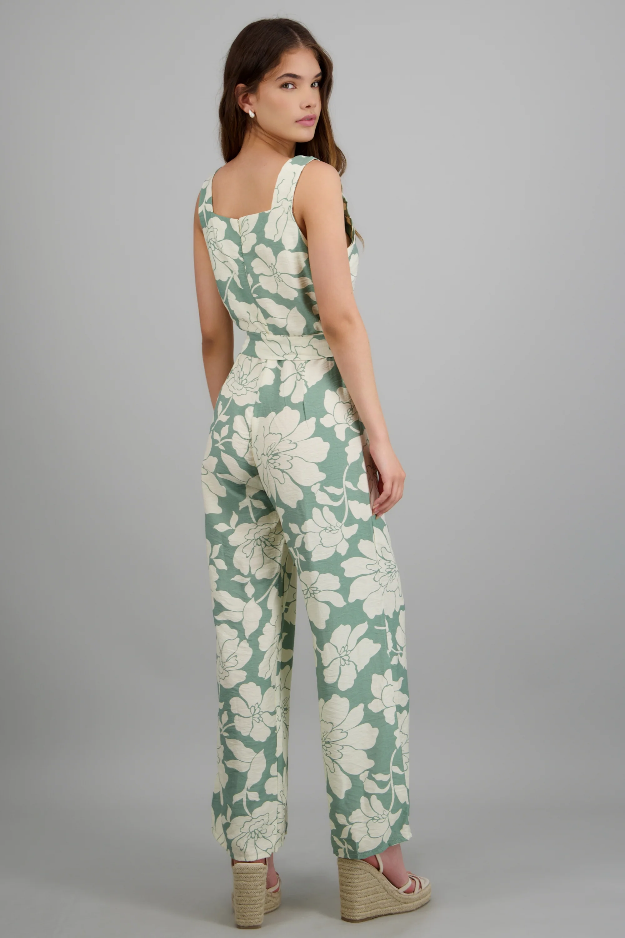 Jumpsuit tirantes estampado flores - Image 4