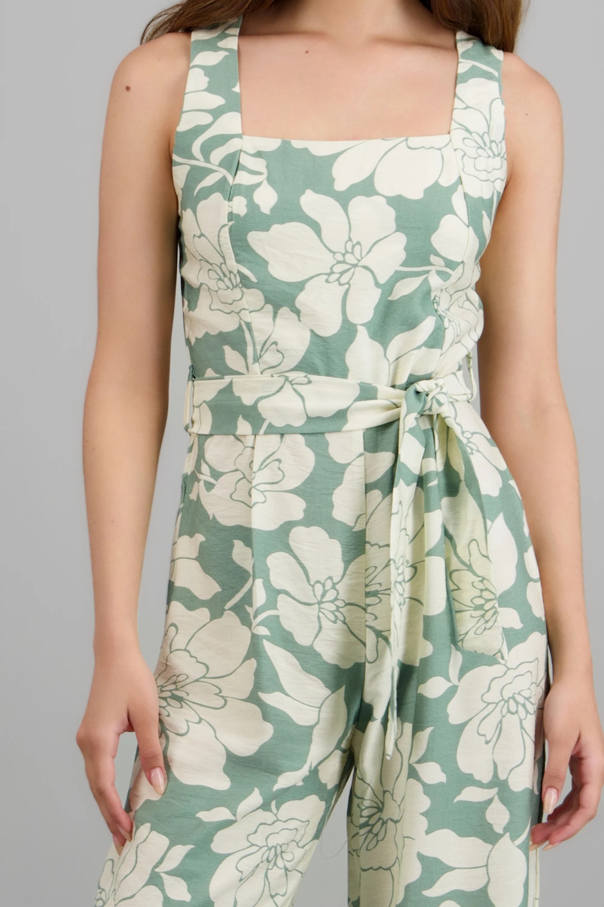 Jumpsuit tirantes estampado flores - Image 5