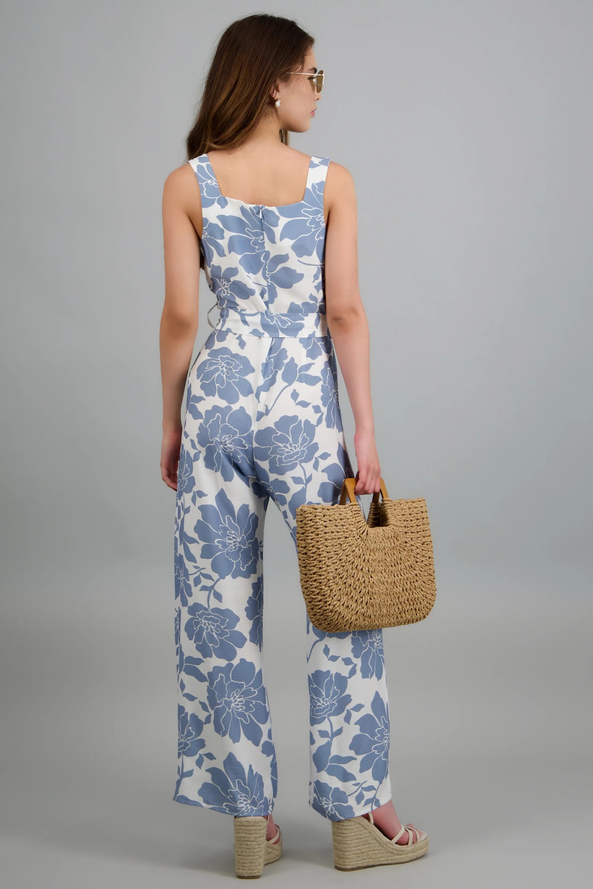 Jumpsuit tirantes estampado flores - Image 8