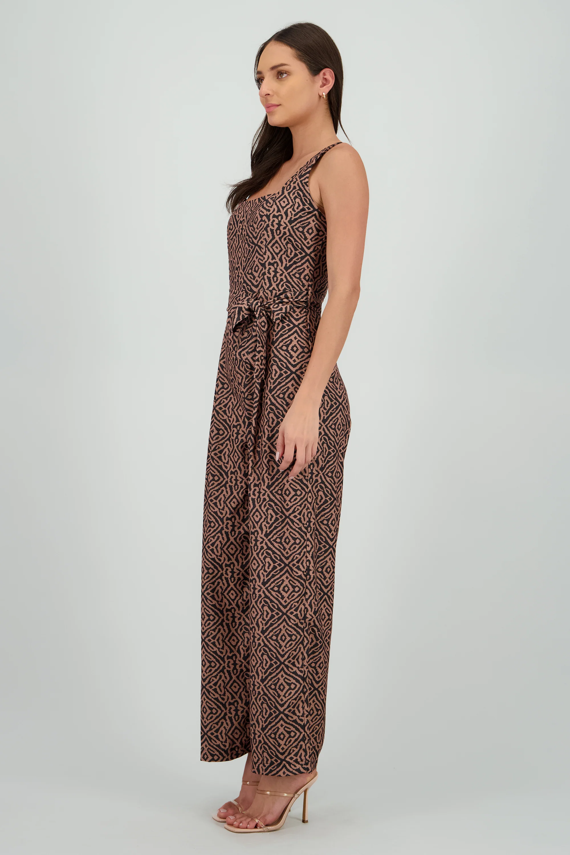 Jumpsuit tirantes gruesos escote cuadrado - Image 3
