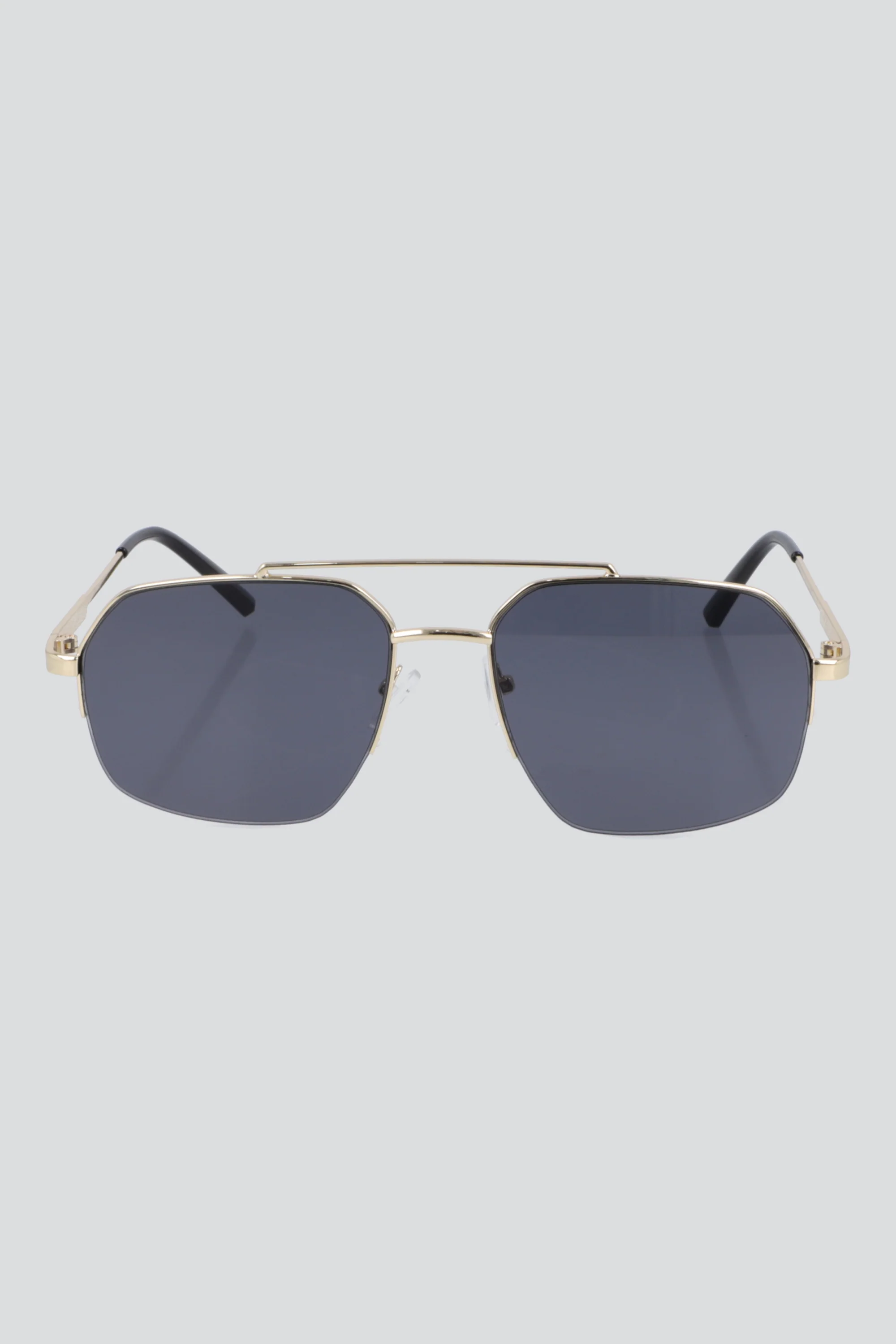 Lentes aviador cuadrados mica clara