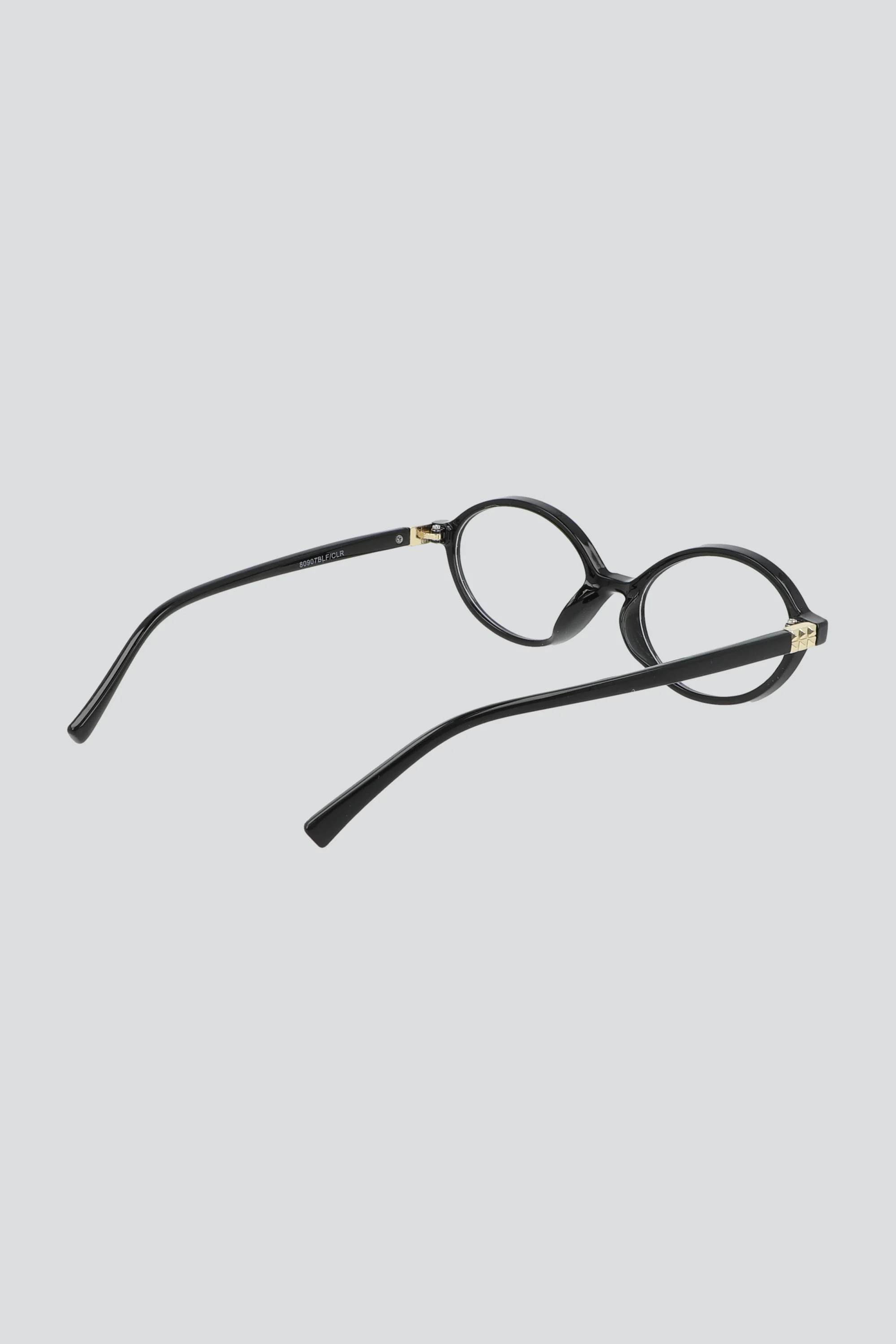 Lentes ovalados marco grueso luz azul - Image 4