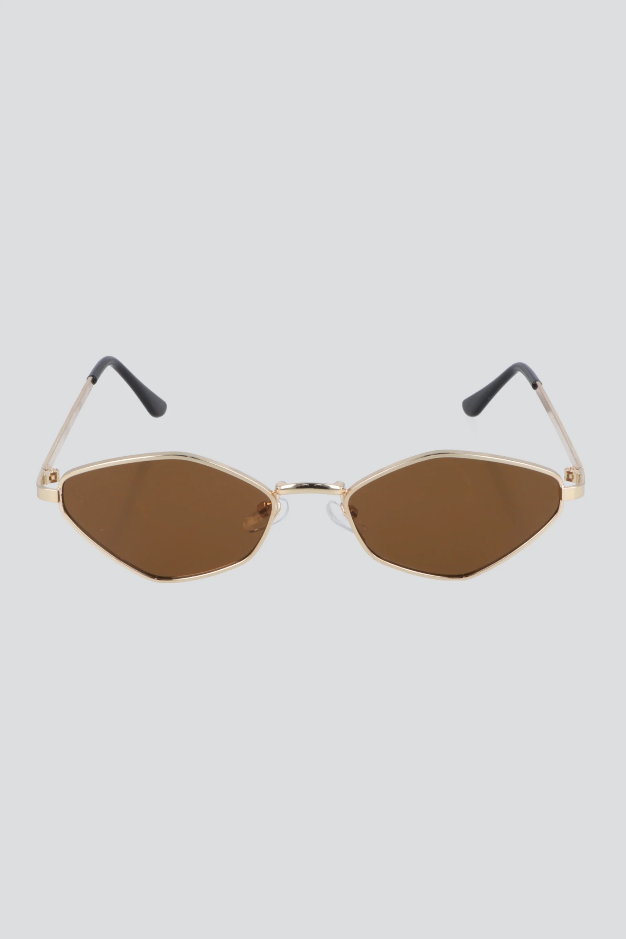 Lentes slim cat eye hegaxonales