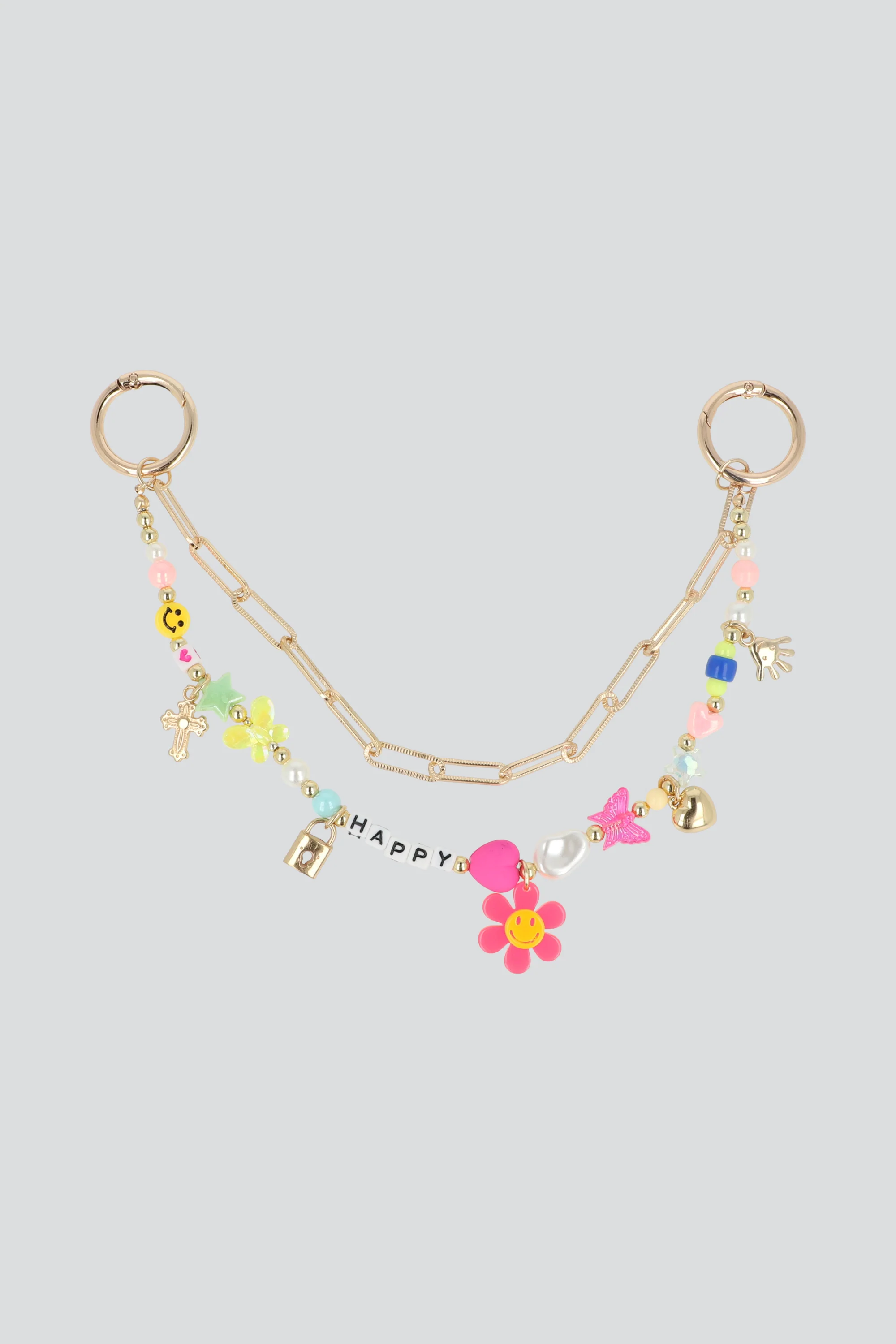 LLAVERO BAG CHARM 2 LINEAS BC