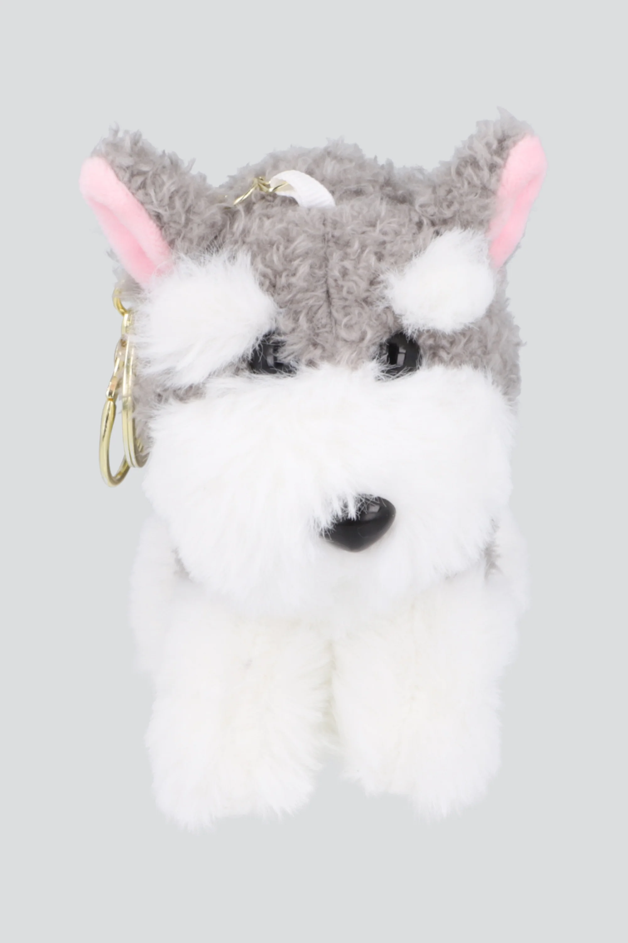 Llavero perrito con cejas
