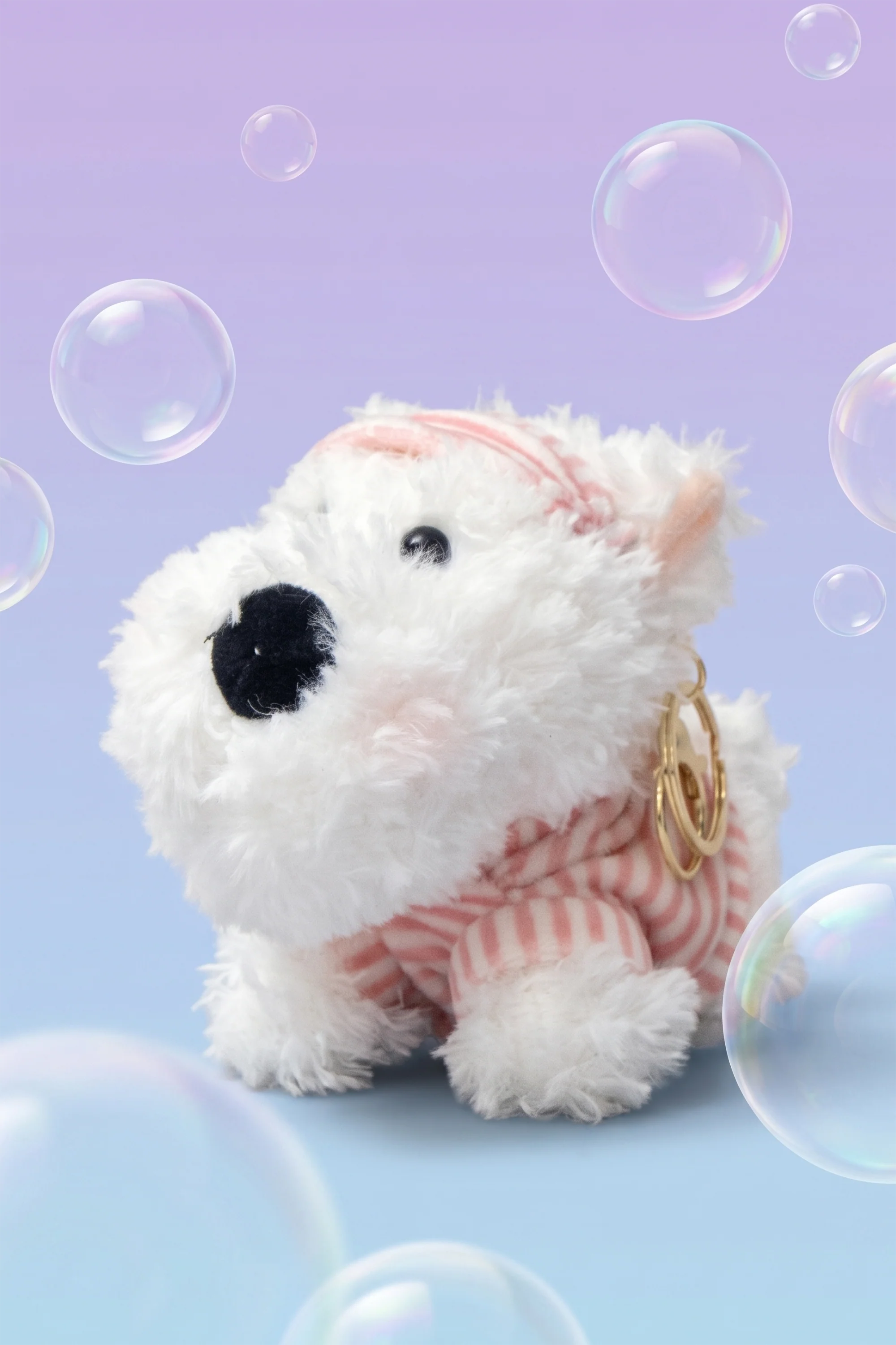 Llavero perrito gorra