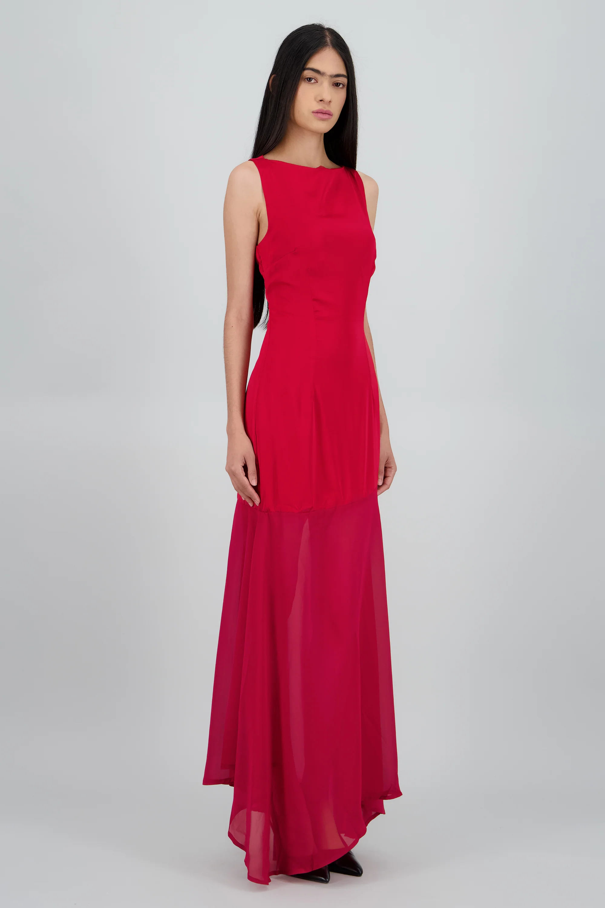 Maxi vestido asimetrico drop waist - Image 4