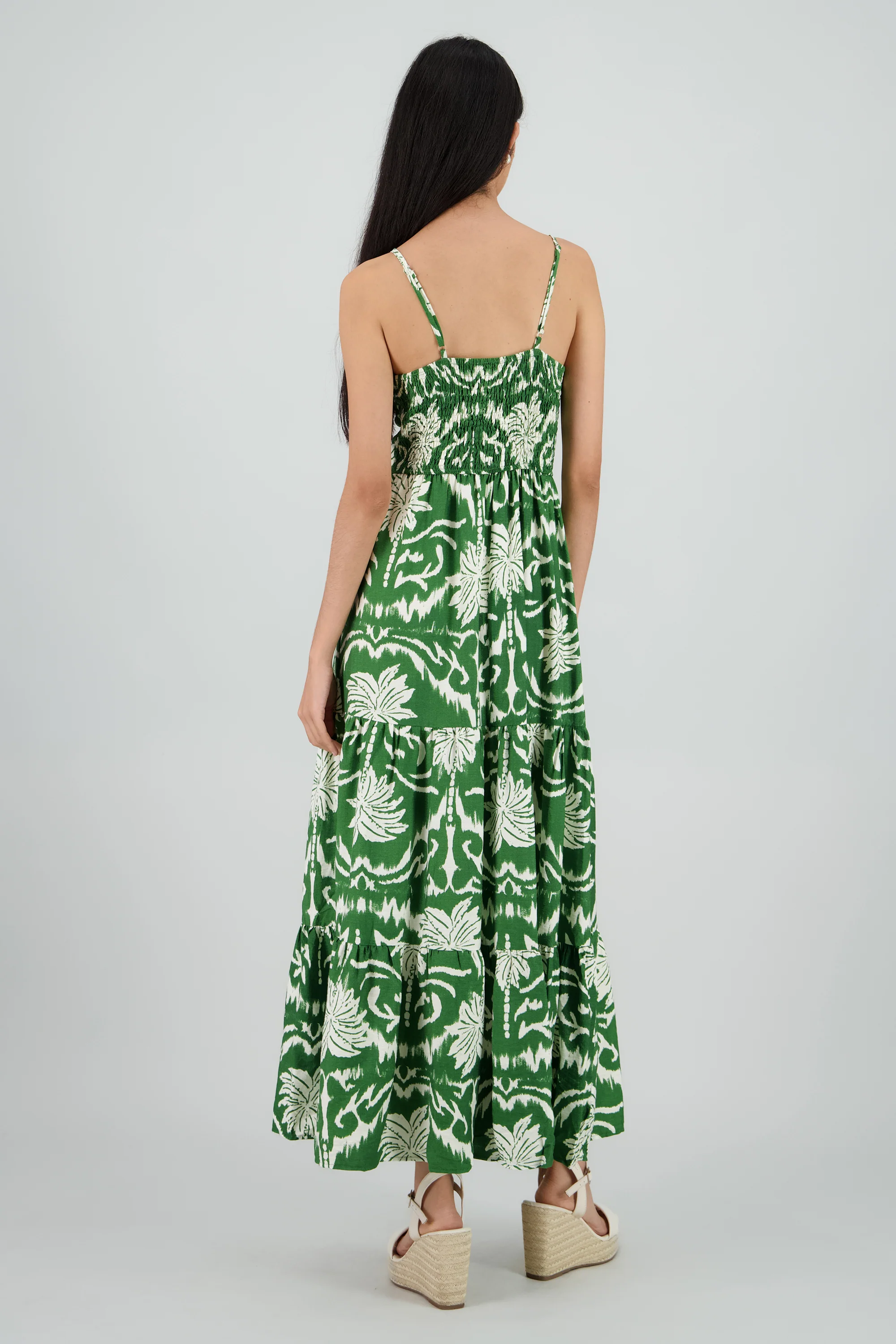 Maxi vestido estampado tropical - Image 4