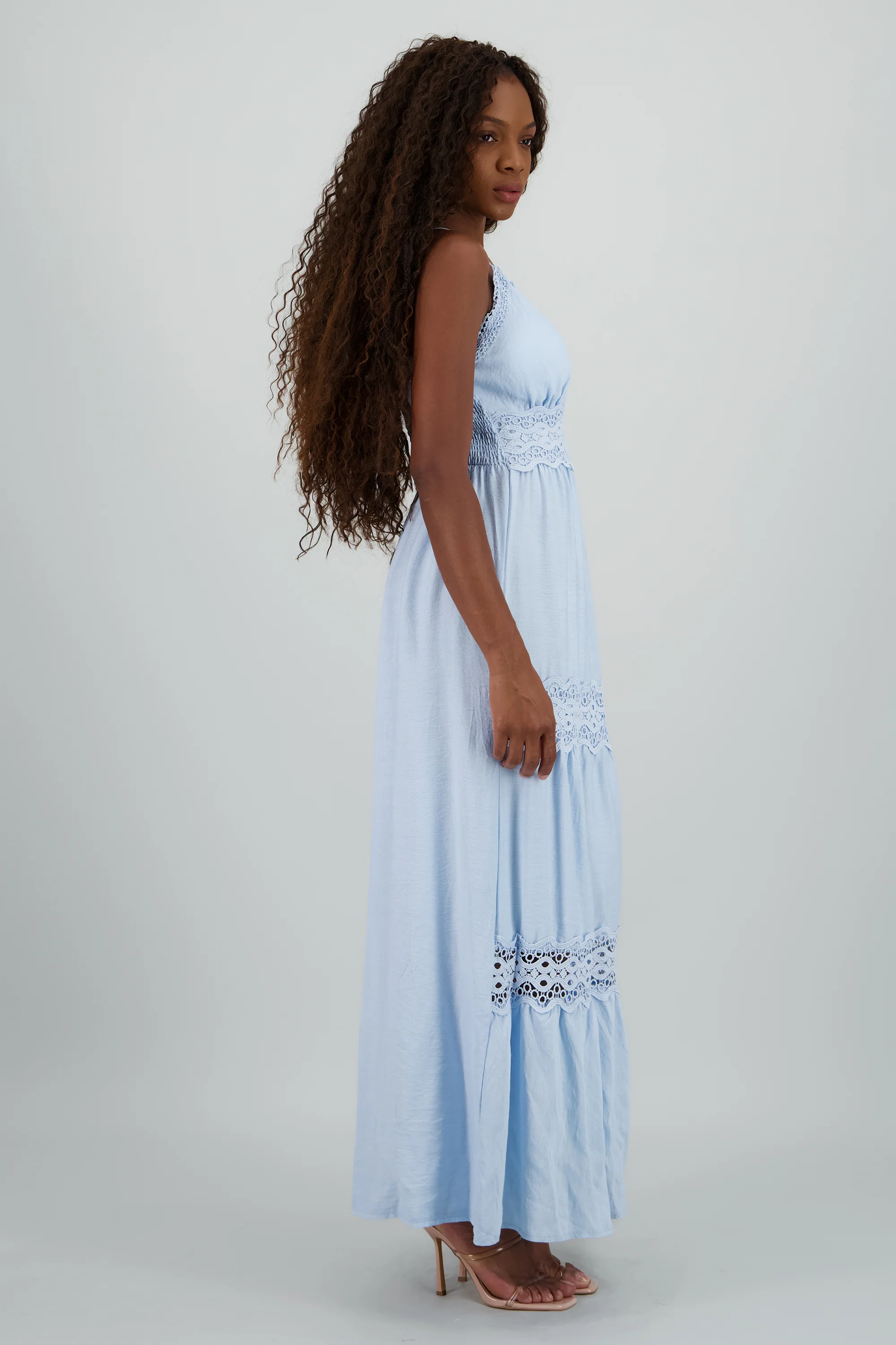 Maxi vestido fluido bordados - Image 3