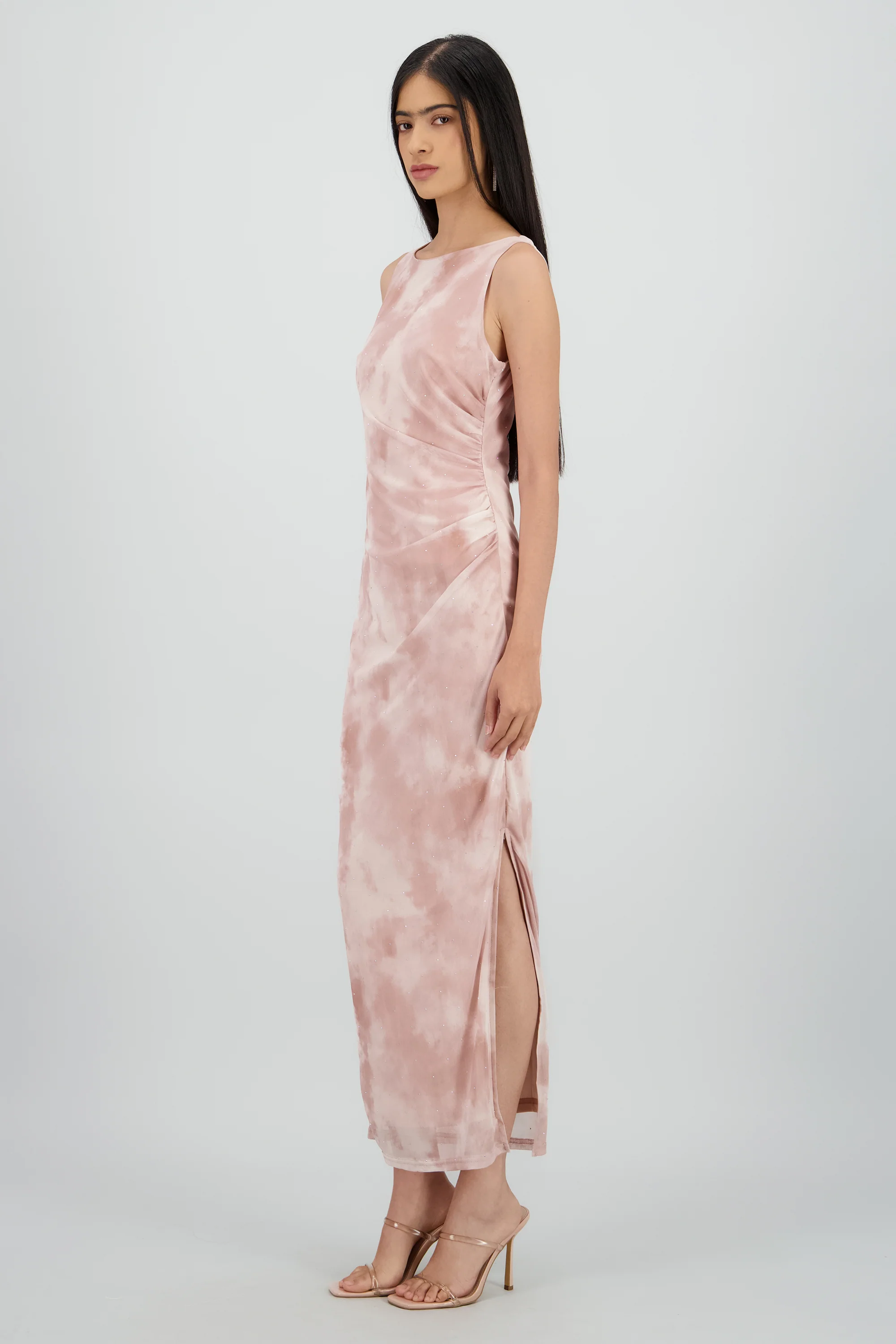 Maxi vestido fruncido cintura - Image 3