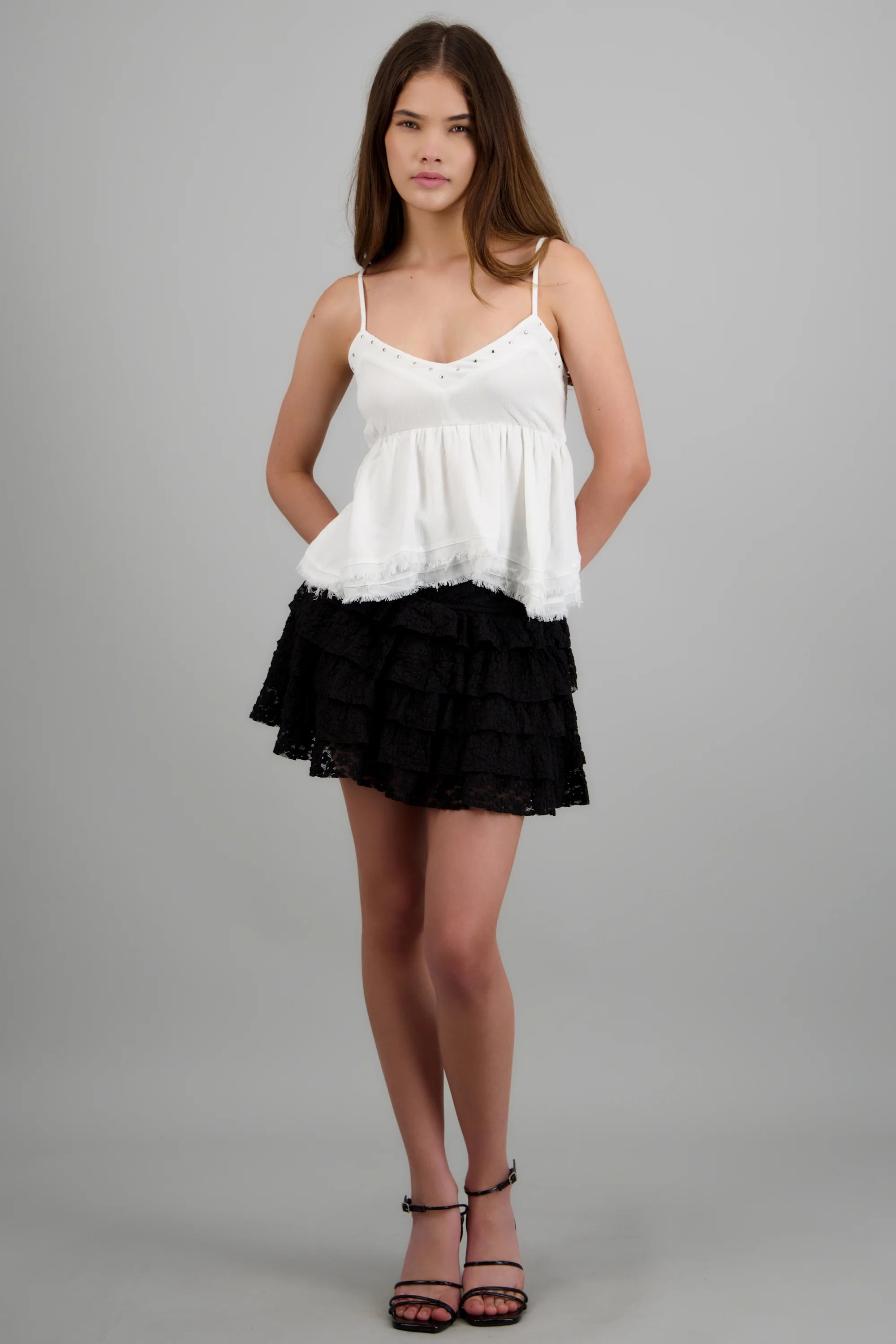 Mini falda olanes flores boho - Image 2